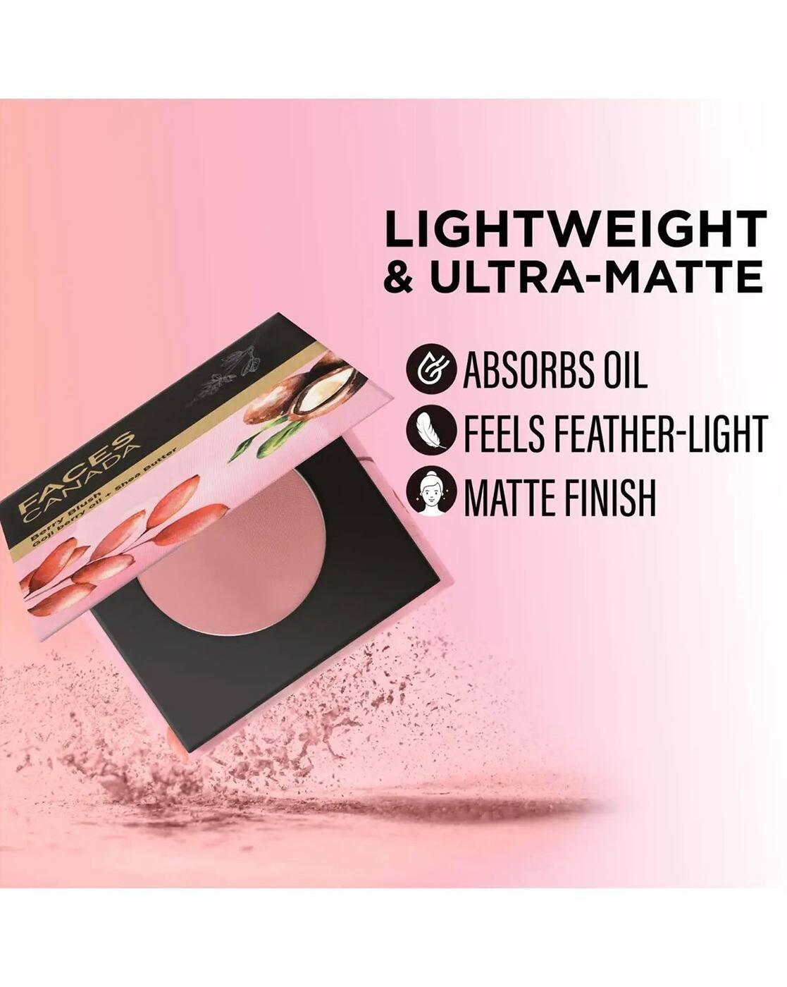 Berry Blush - Love Vibes Only 03 Lightweight Long Lasting Ultra-Matte HD Finish