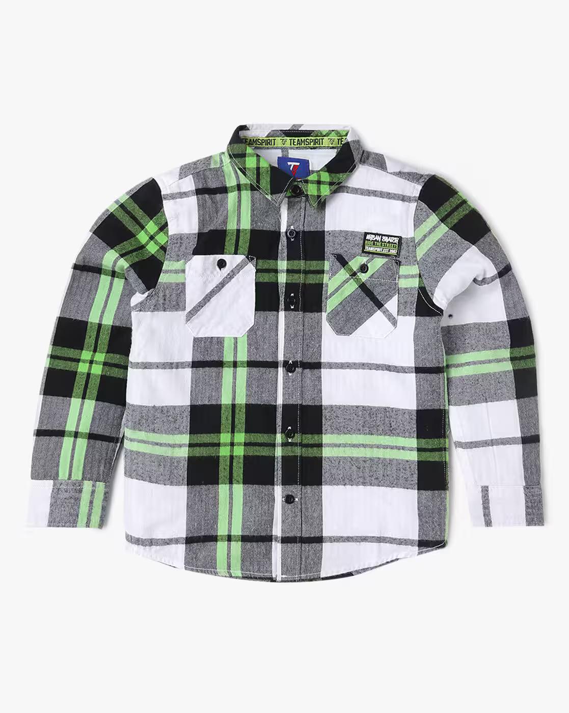 Checked Cotton Shirt