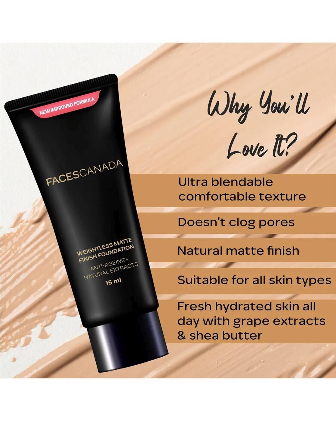 Weightless Matte Finish Foundation - Beige Anti-Ageing Non-Clog Pores