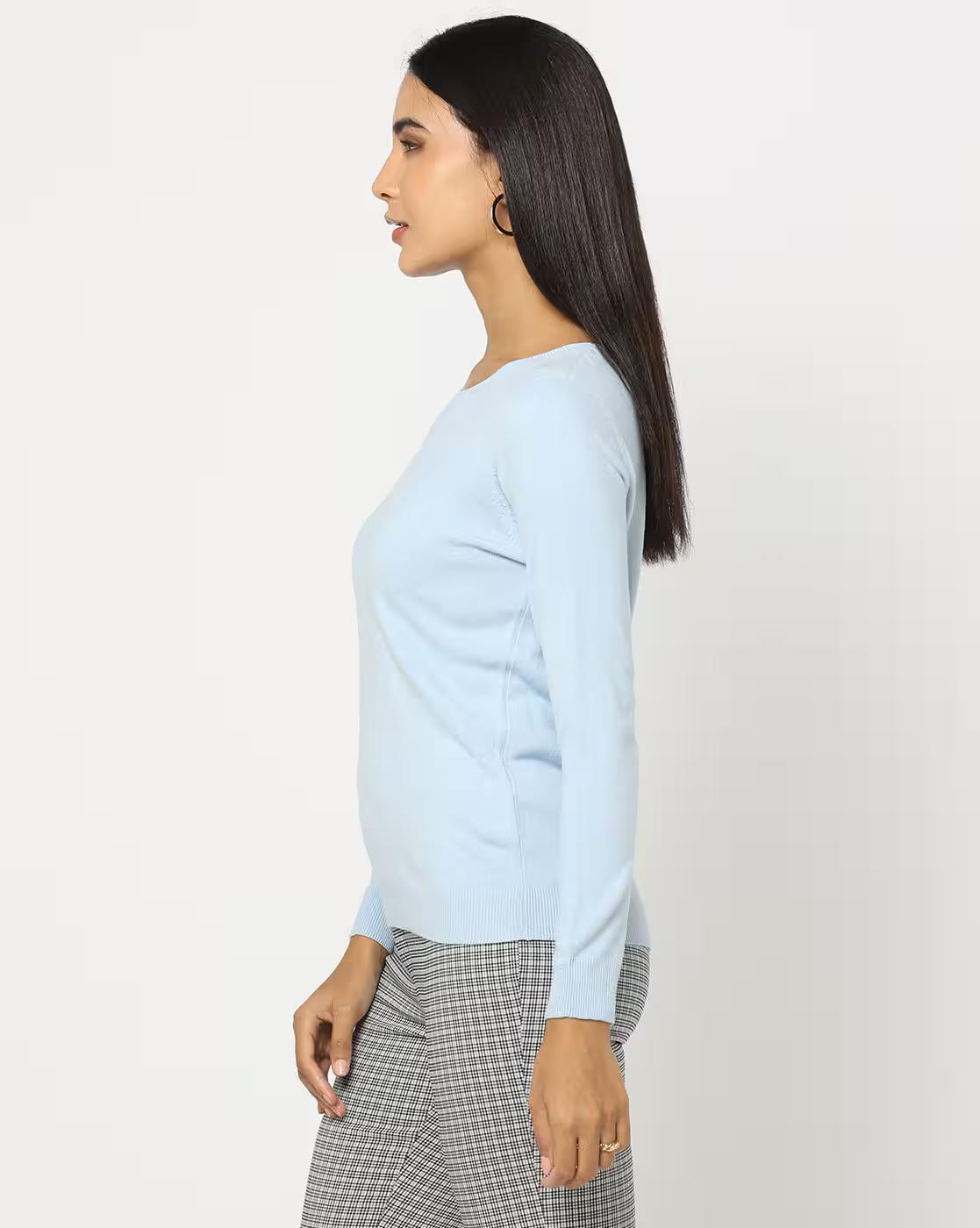 Round-Neck Regular Fit Pullover