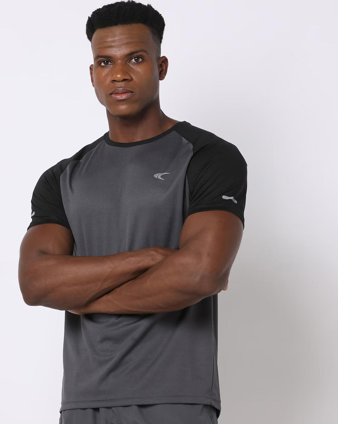 Regular Fit Pack of 2 Raglan Sleeve T-Shirts