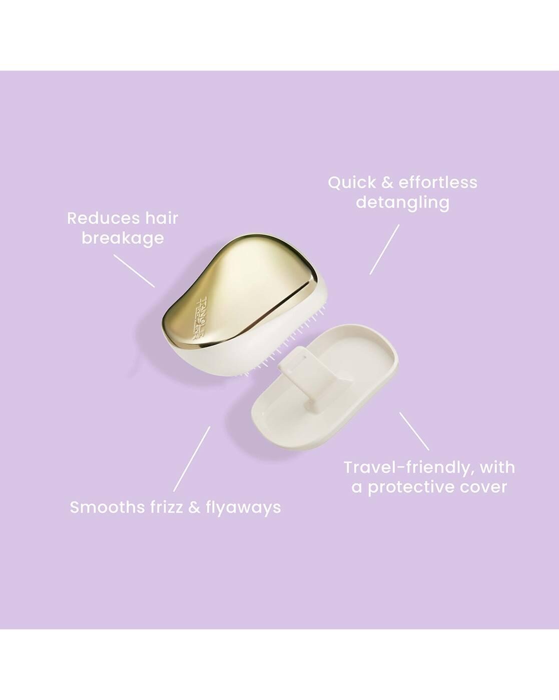 Compact Styler Detangling Hairbrush - Matte Ombre Chrome