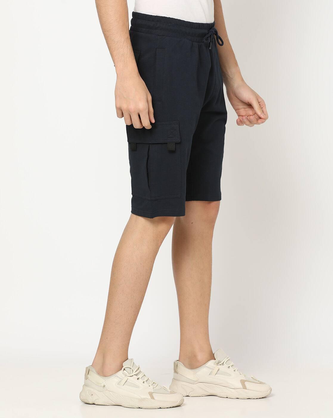 Low-Rise Cotton Cargo shorts
