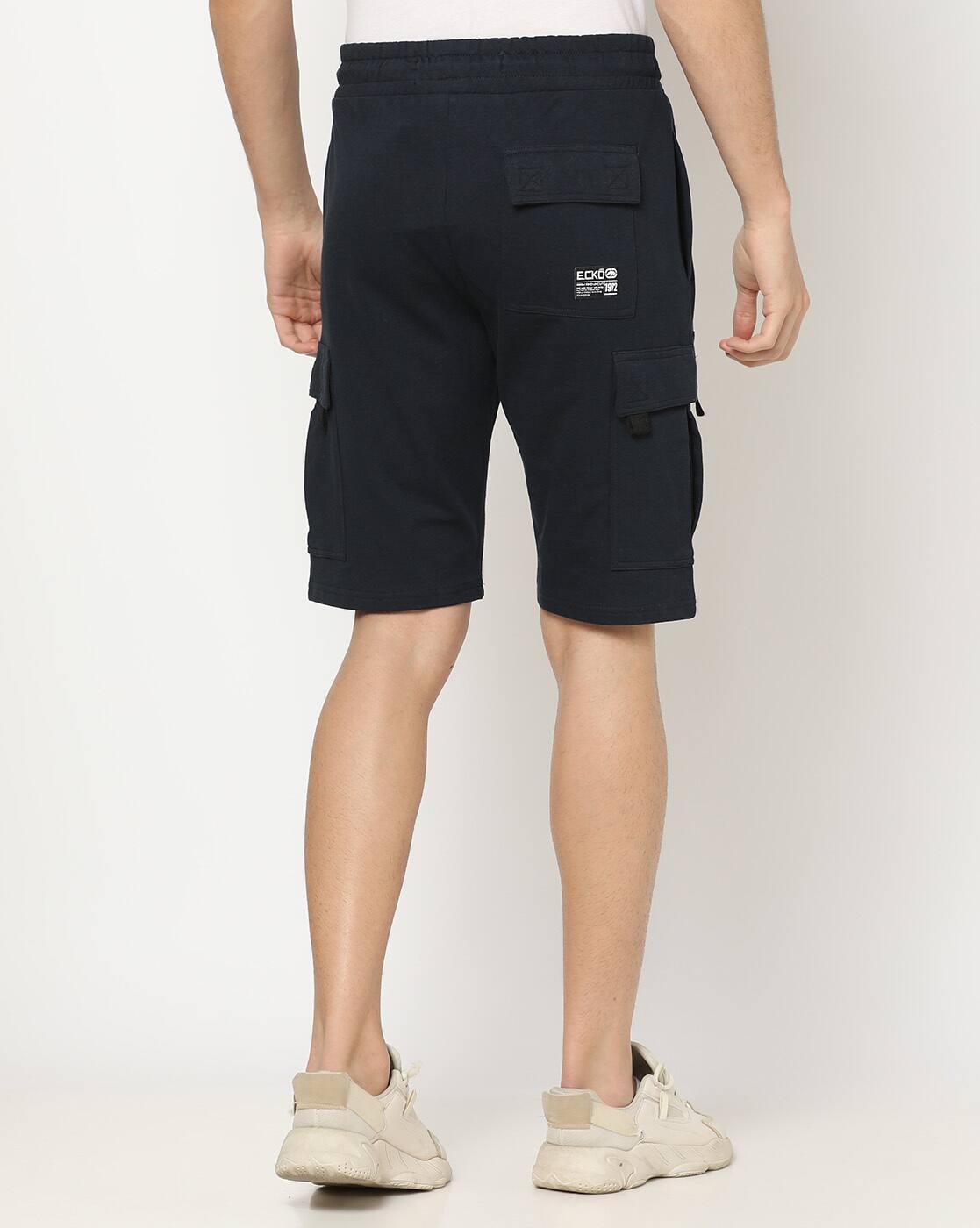 Low-Rise Cotton Cargo shorts