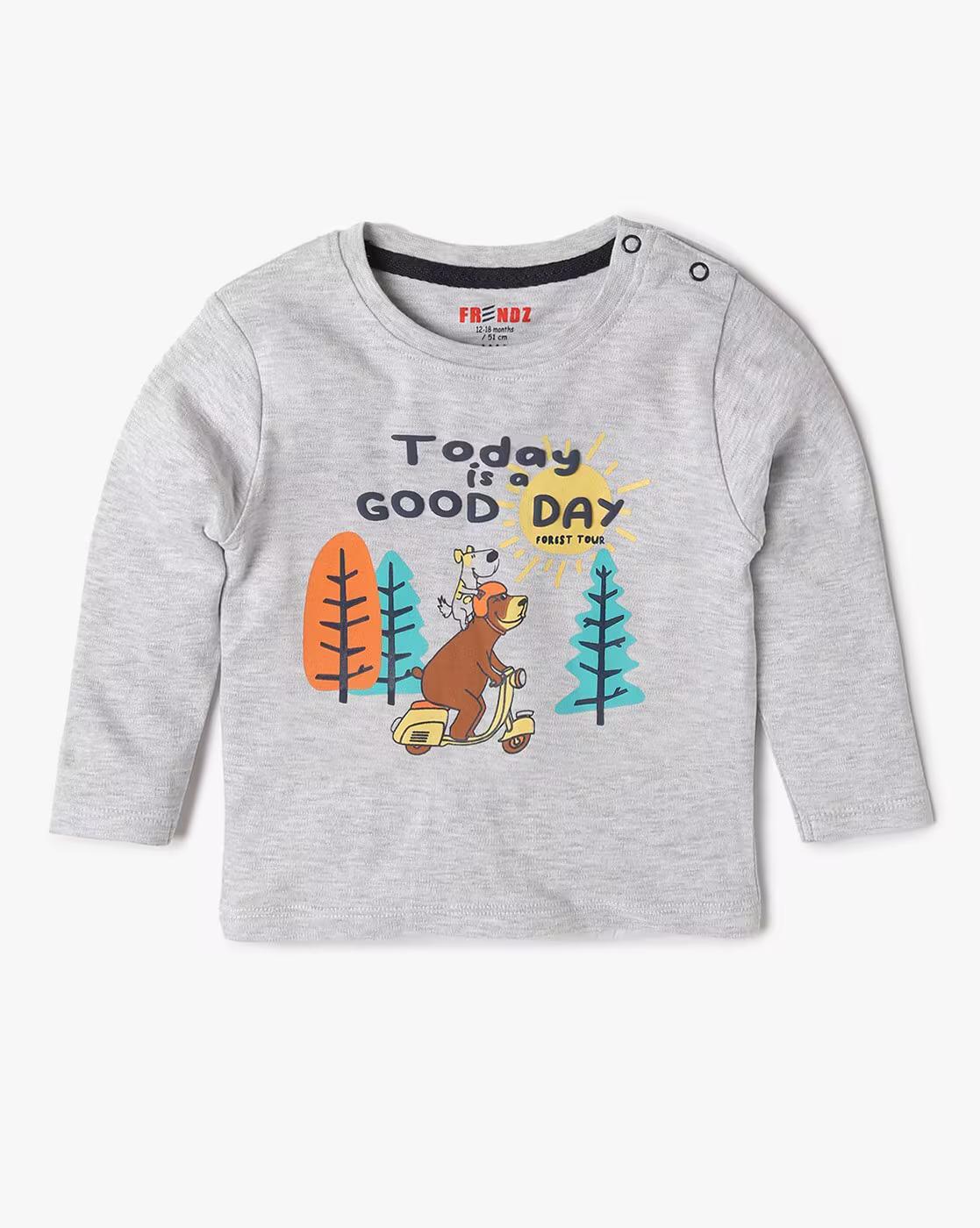 DUN FU AOP DUN W SOLID T, ORANGE, 12-18M