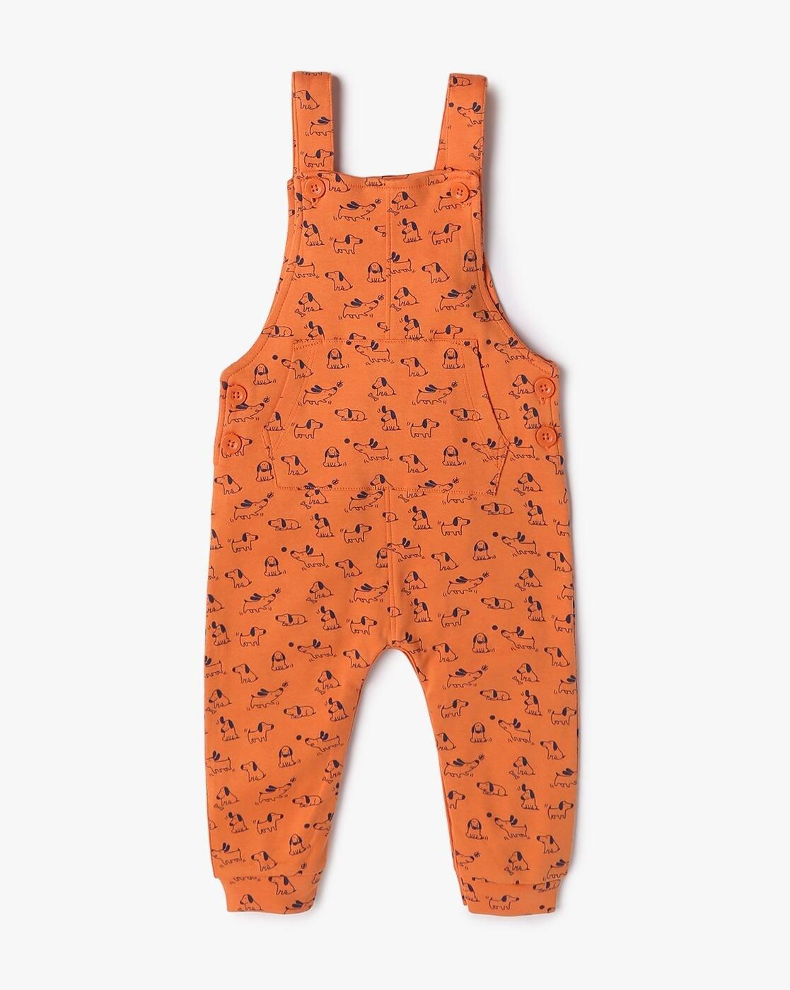 DUN FU AOP DUN W SOLID T, ORANGE, 12-18M