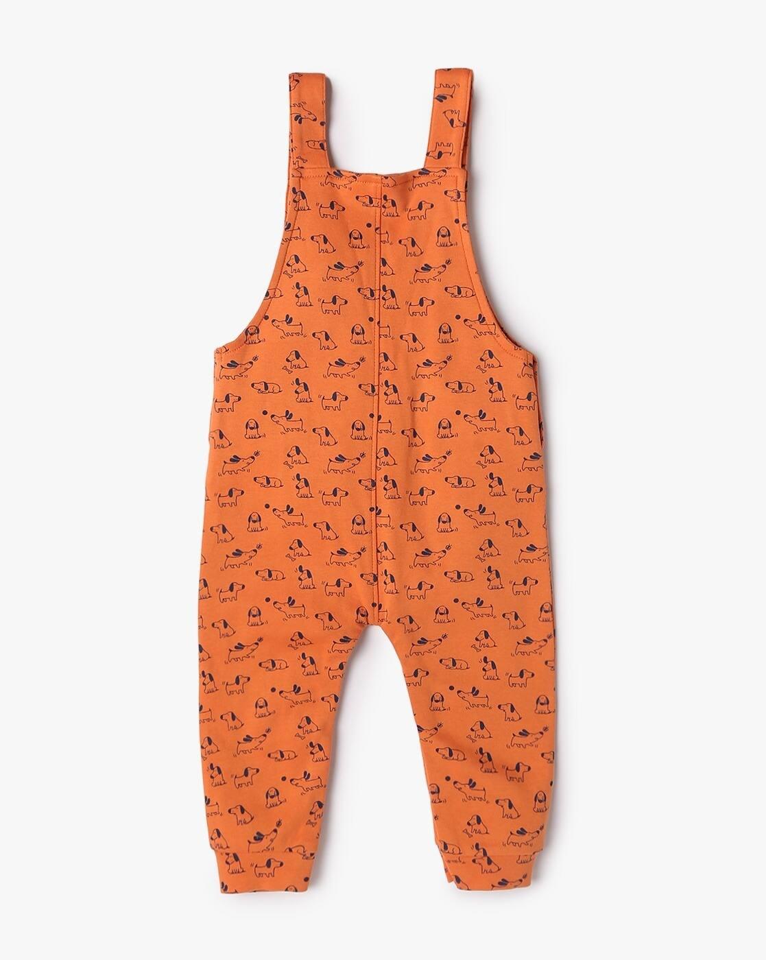 DUN FU AOP DUN W SOLID T, ORANGE, 12-18M