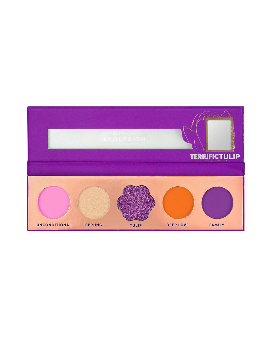 Blooming Hues 5 Shade Eye Shadow Palette - Terrific Tulip