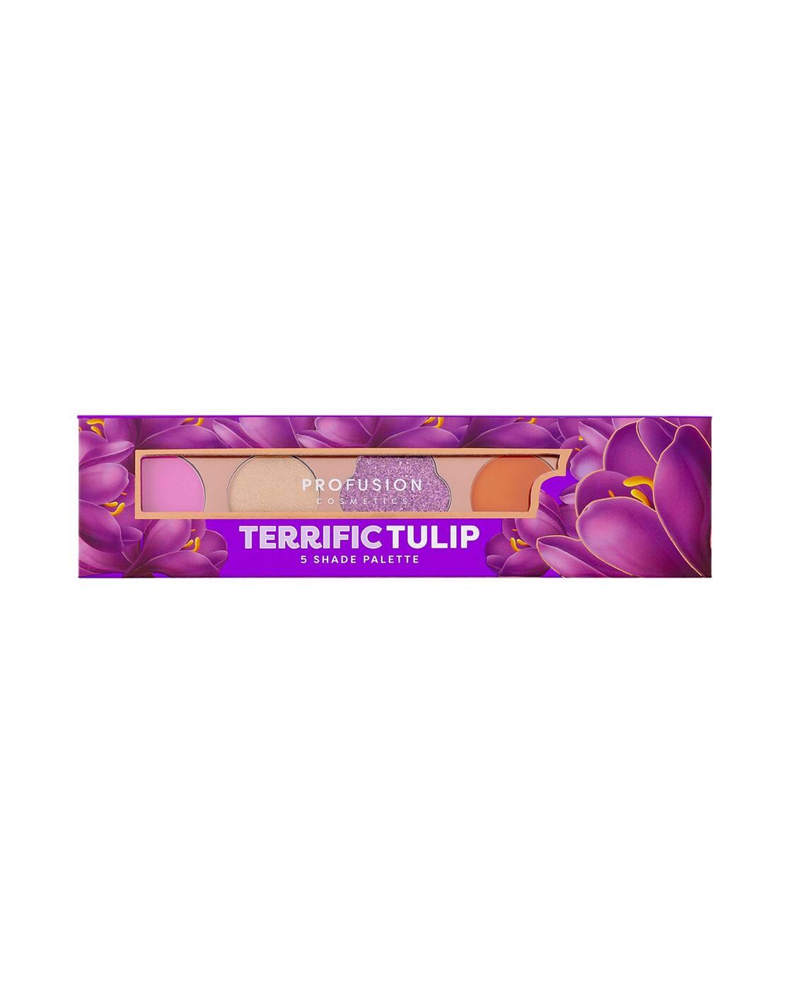 Blooming Hues 5 Shade Eye Shadow Palette - Terrific Tulip