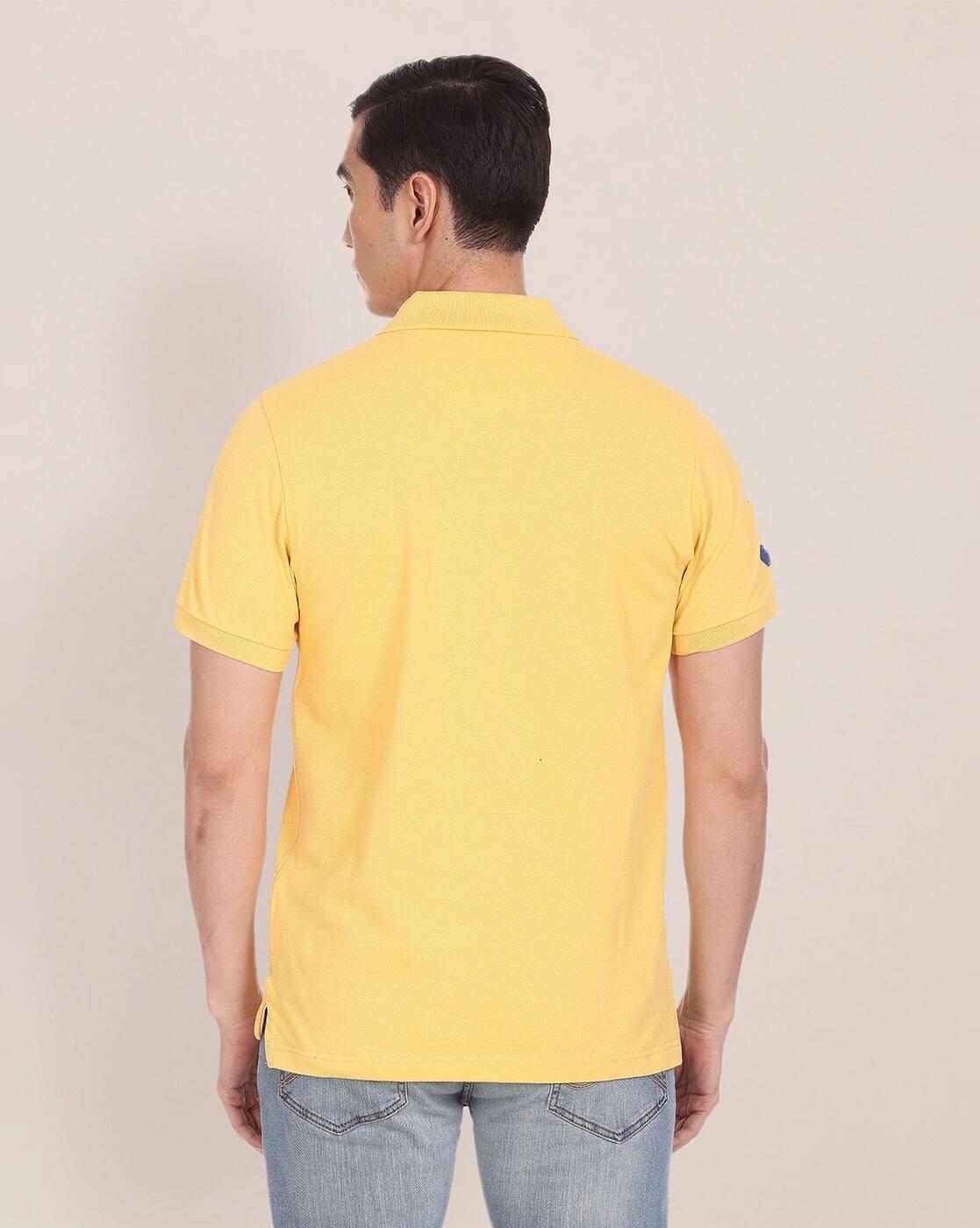 Men Regular Fit Polo Shirt with Logo Embroidery