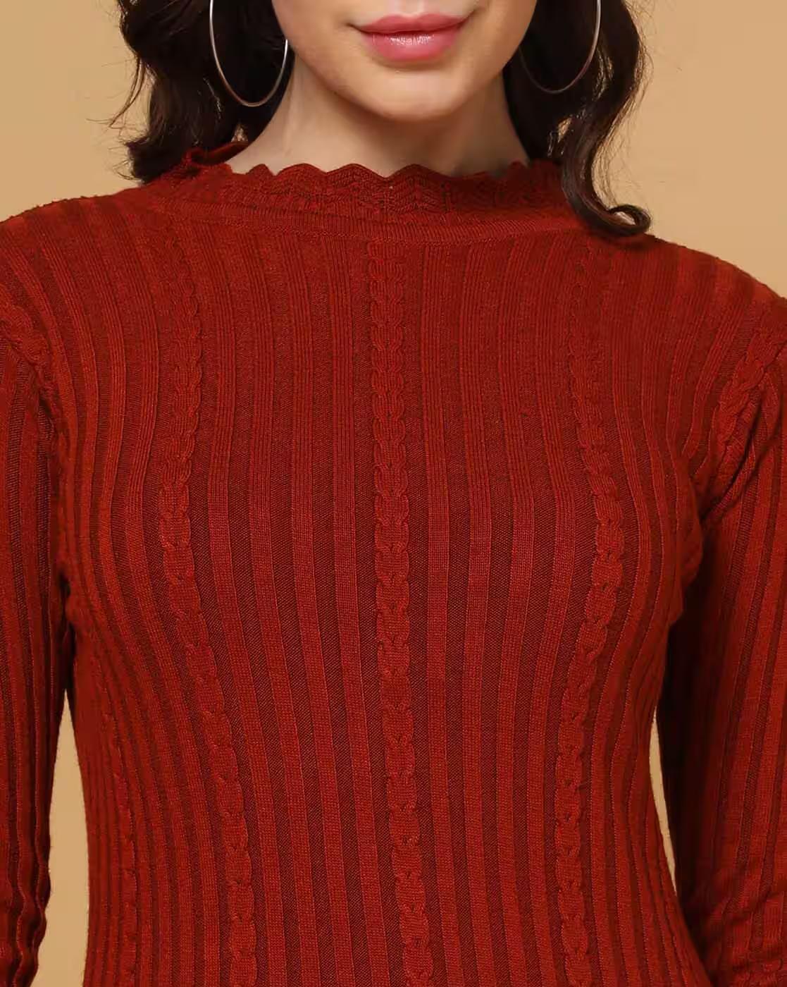 Women Cable Knit Sweater