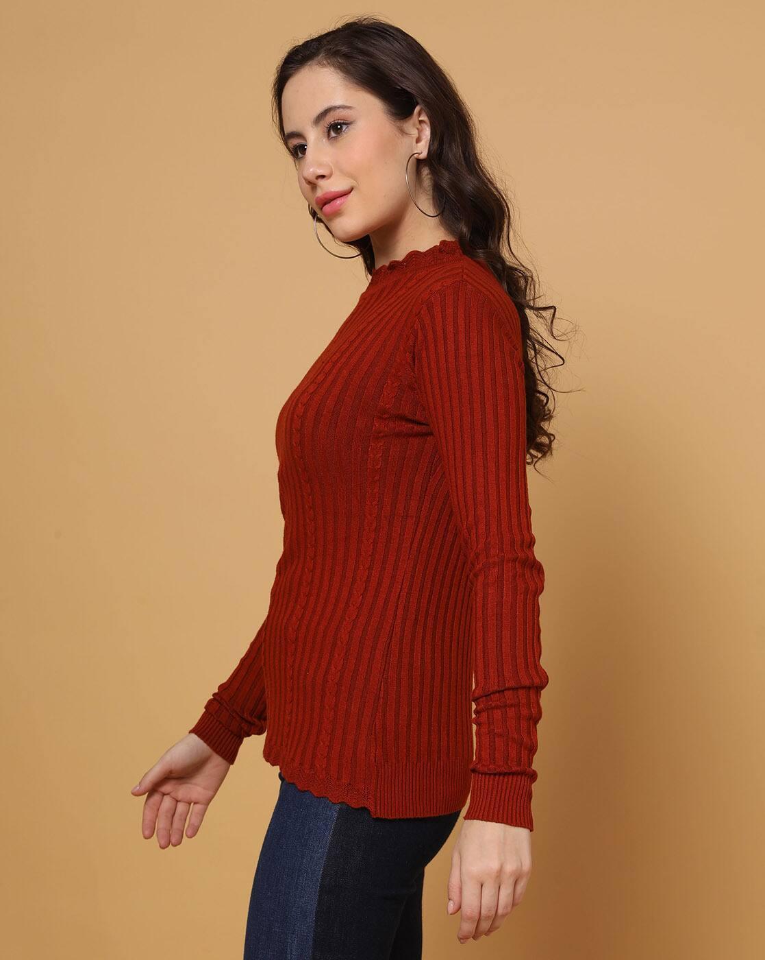 Women Cable Knit Sweater