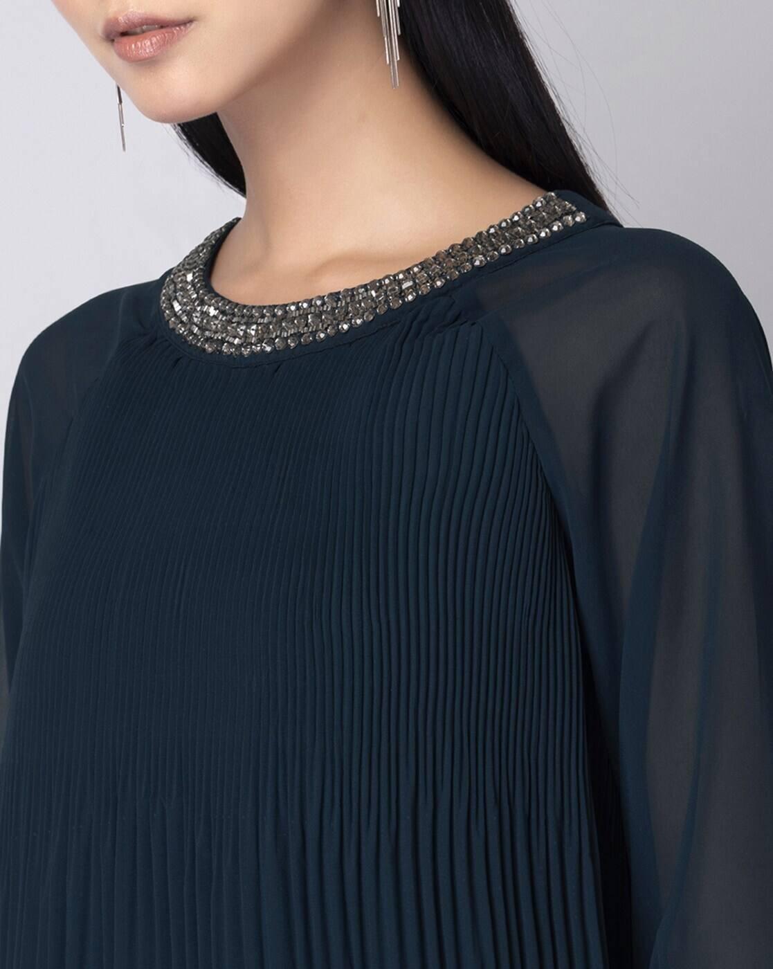 V-Neck Peplum Top