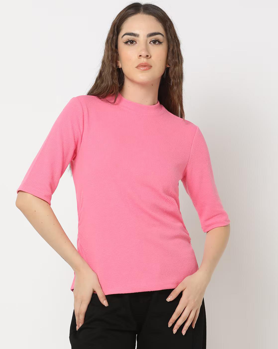 FIG SWT Shirt, PINK, XS