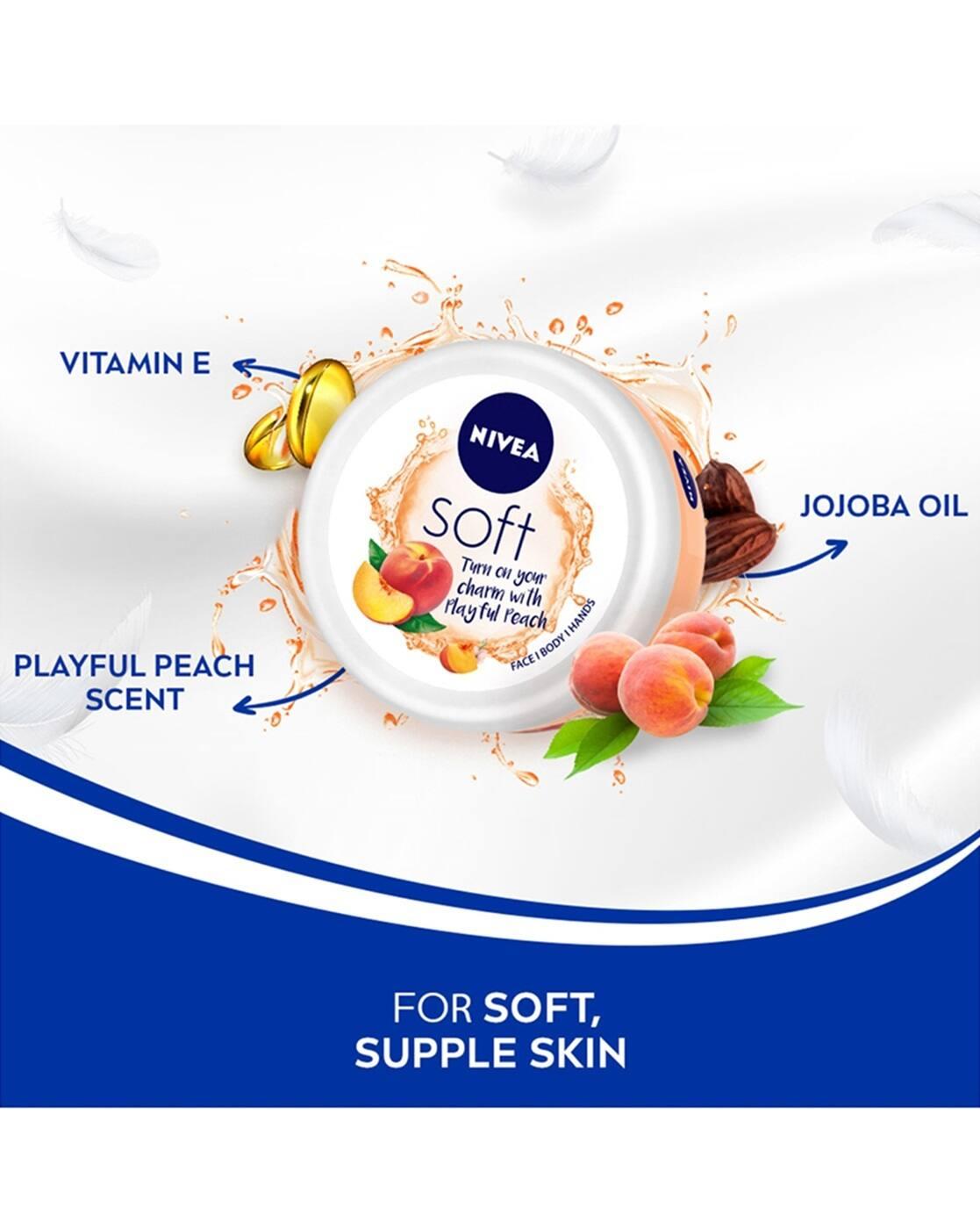 Soft Playful Peach Light Moisturising Cream