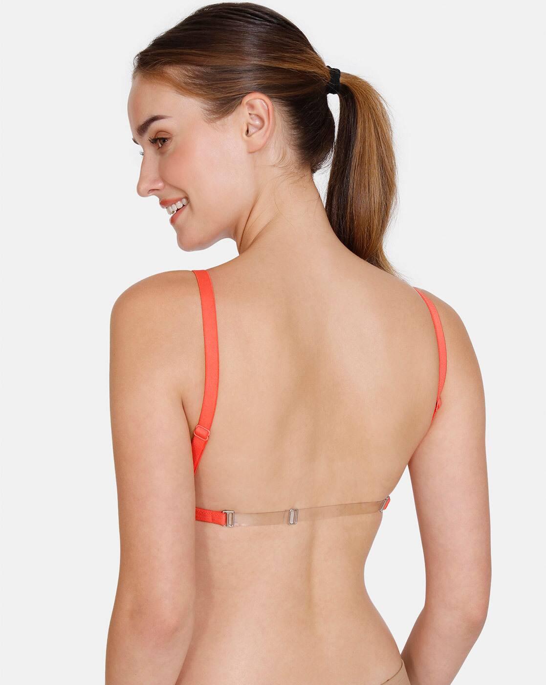 Basics Double Layered Non-Wired 3/4Th Coverage Backless Bra