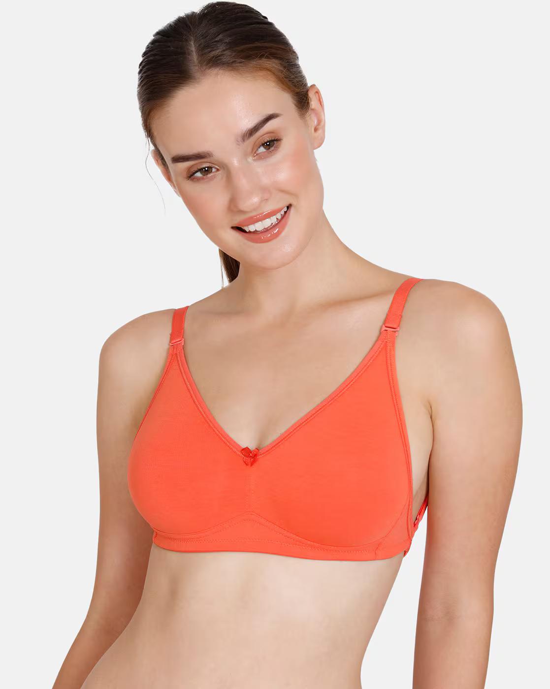Basics Double Layered Non-Wired 3/4Th Coverage Backless Bra