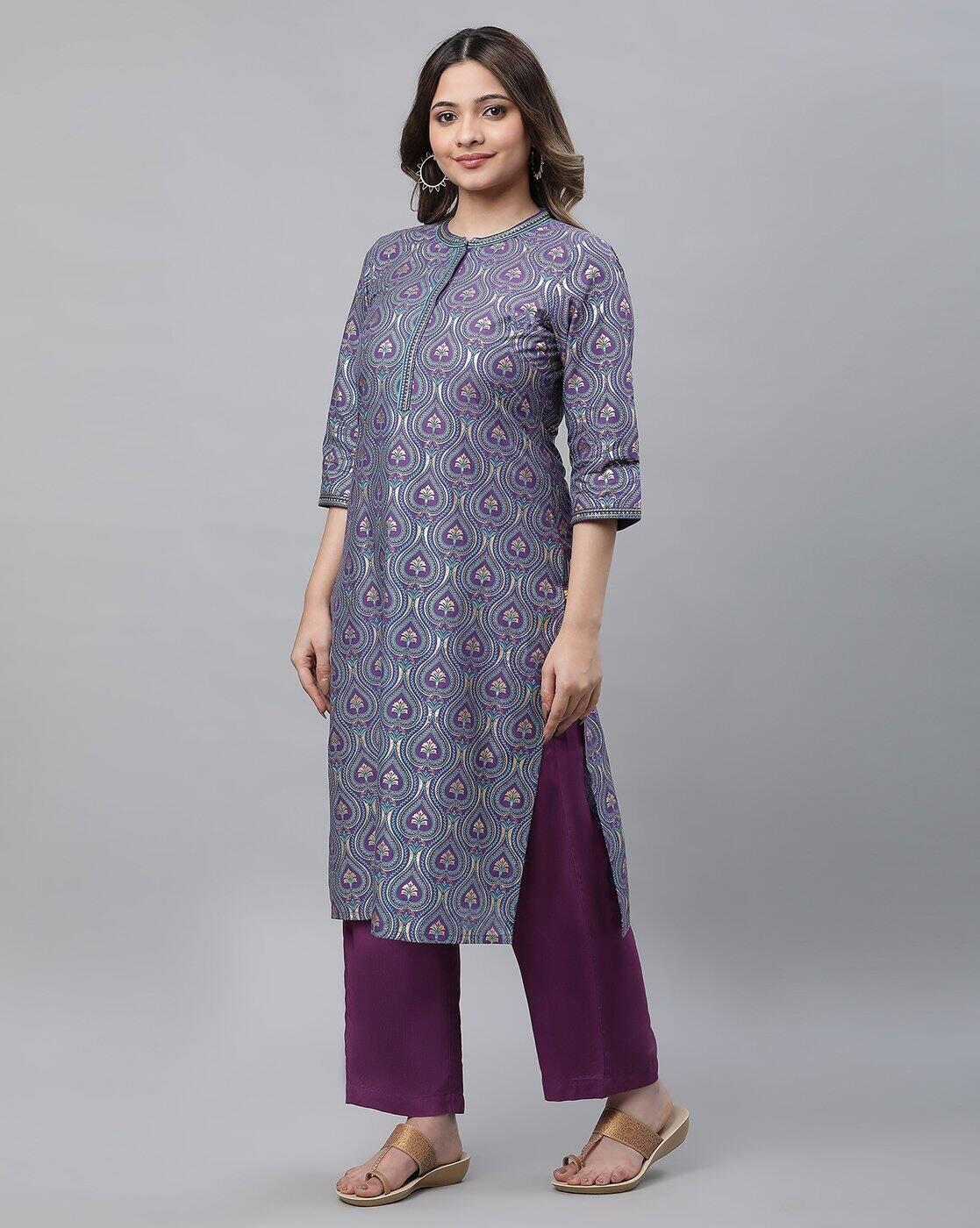 Women Printed Straight Kurta