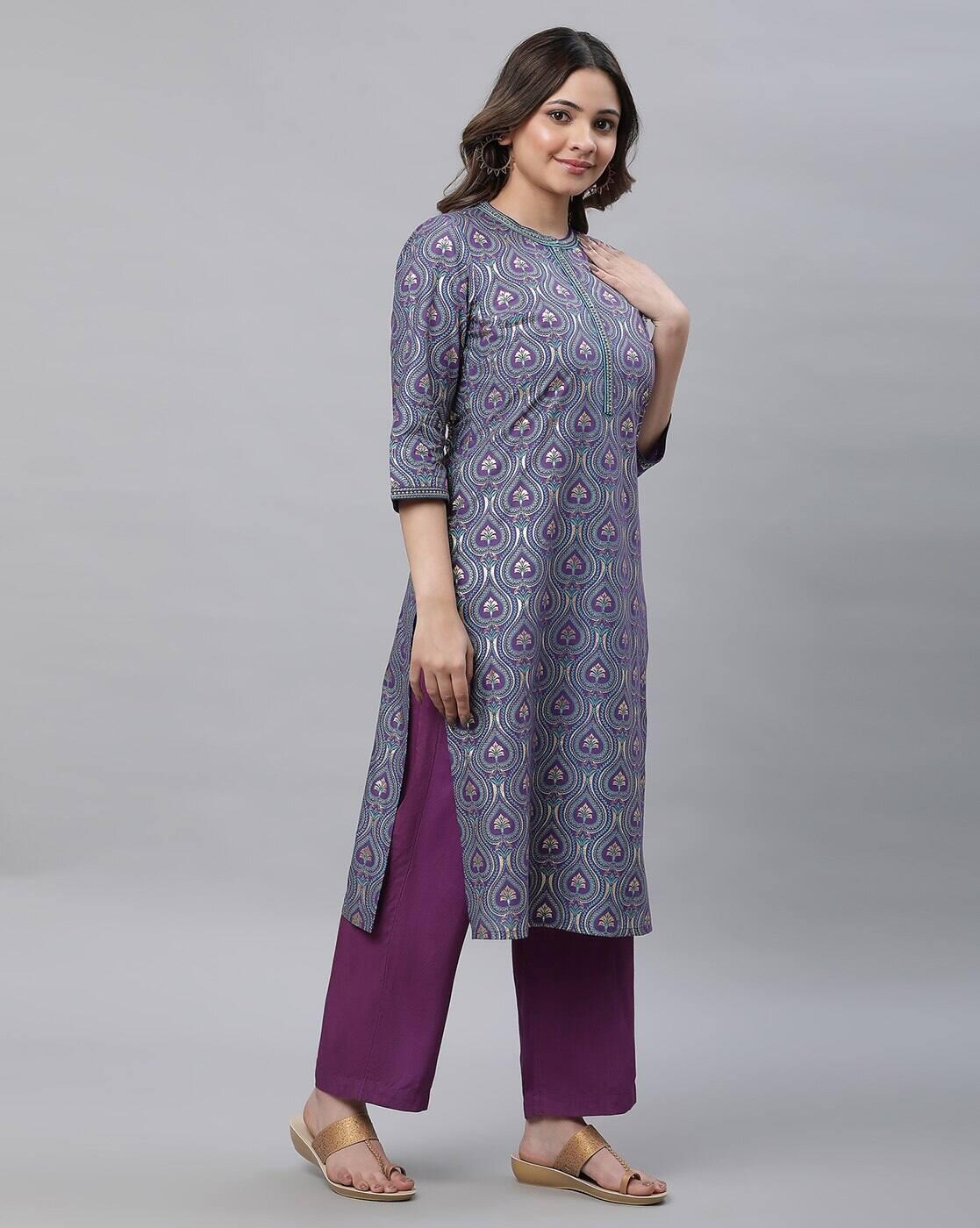 Women Printed Straight Kurta