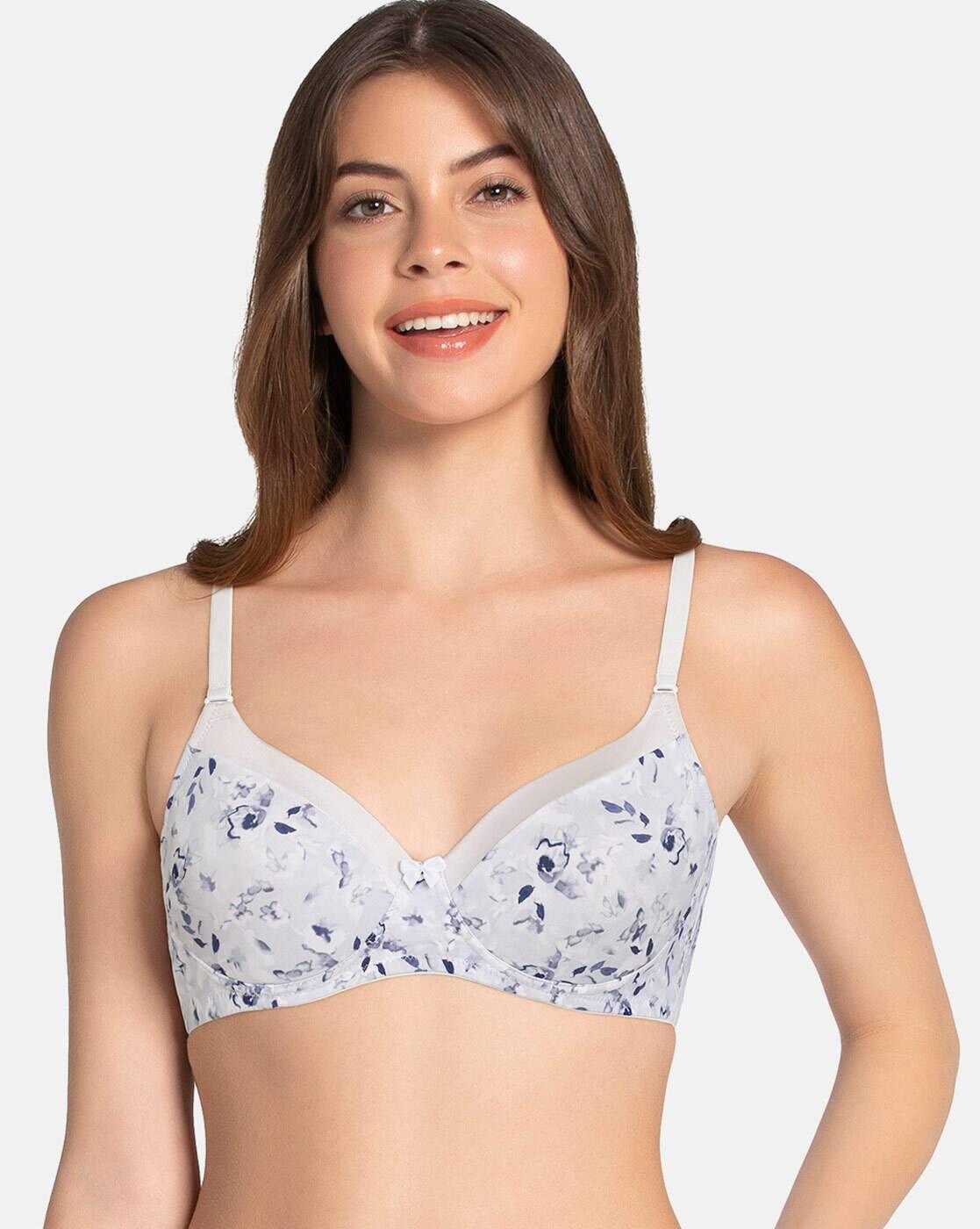 Women Padded Wirefree Satin Edge T-Shirt Bra