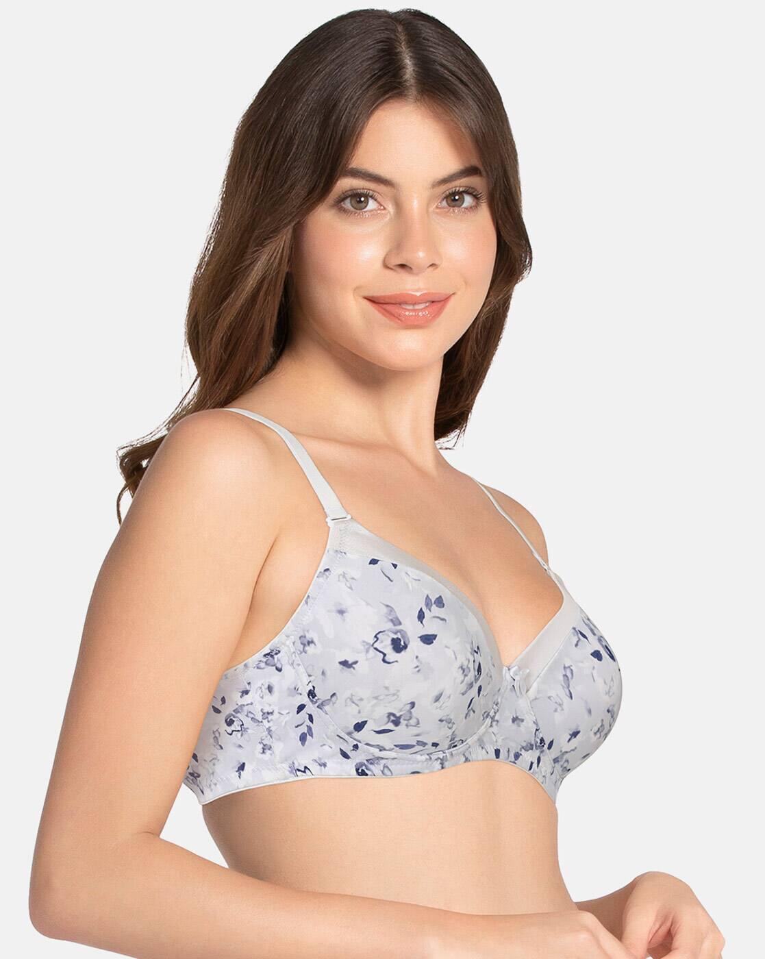 Women Padded Wirefree Satin Edge T-Shirt Bra