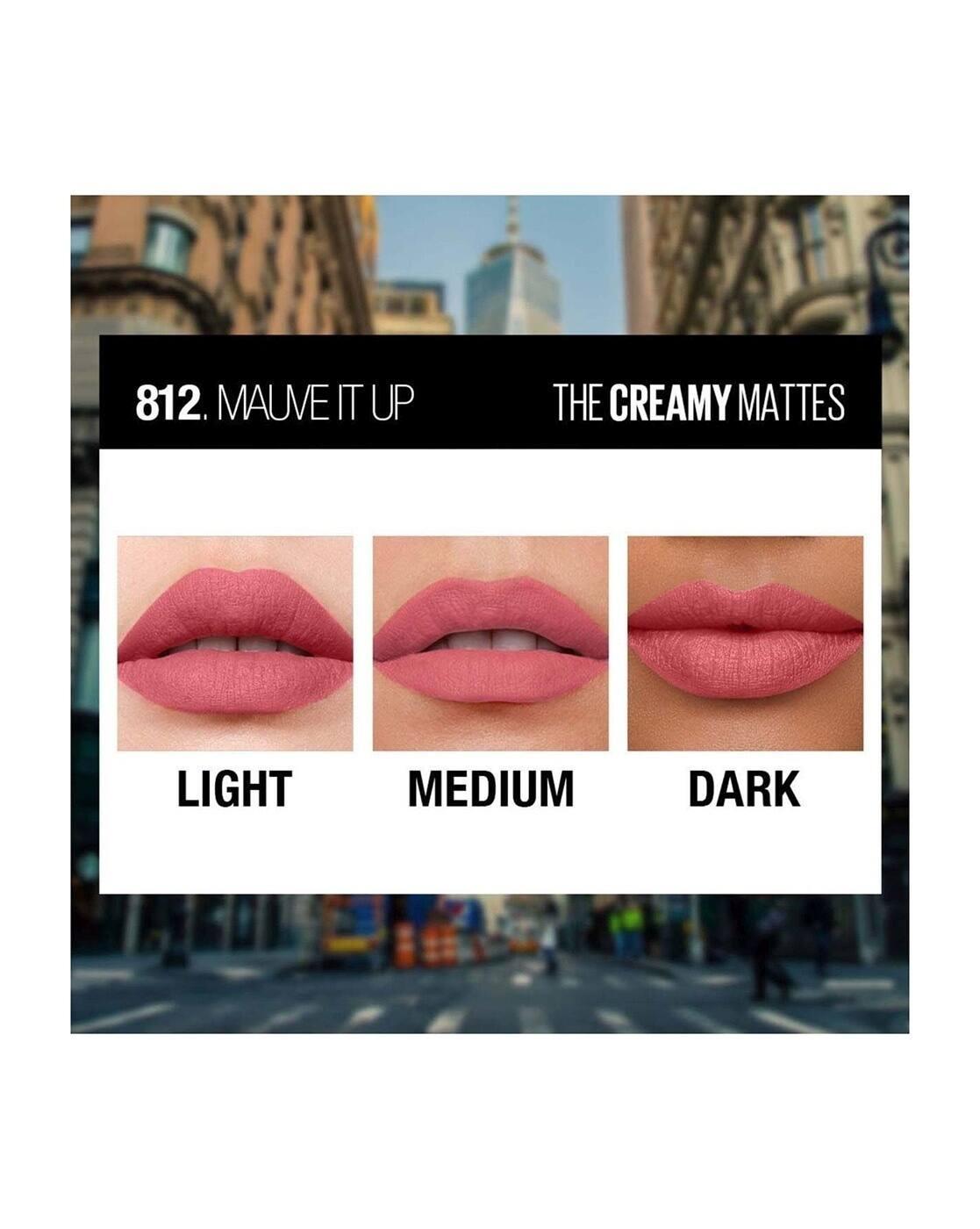Color Sensational Creamy Matte Lipstick - 812 Mauve It Up