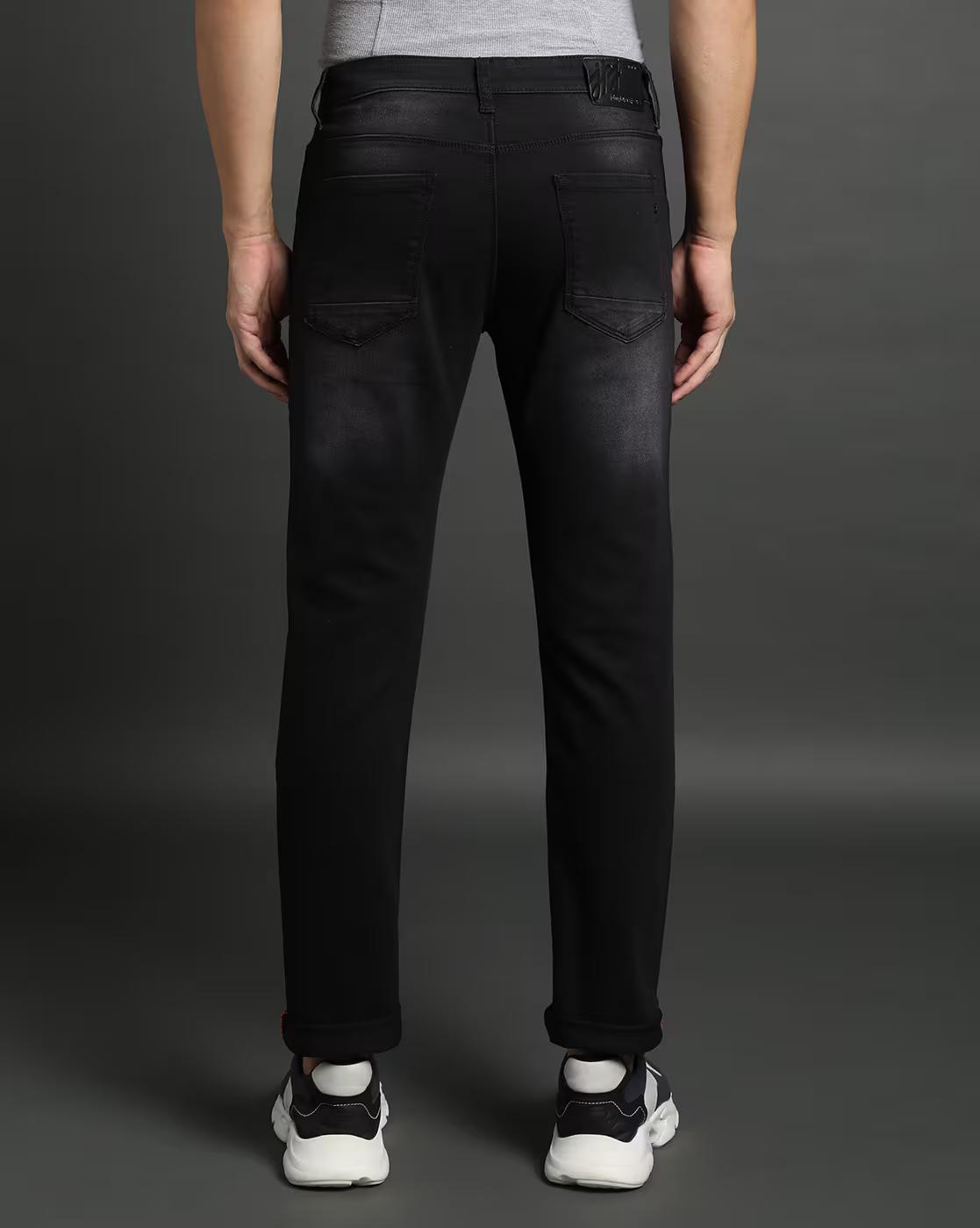 Men Mid-Wash Skinny Fit Mid-Rise Jeans
