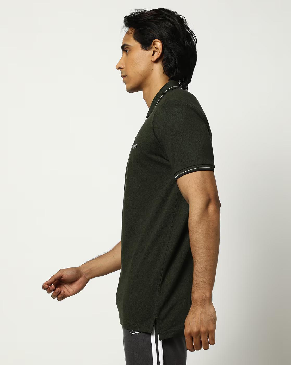 CORE GRINDLE POLO, OLIVE, XL