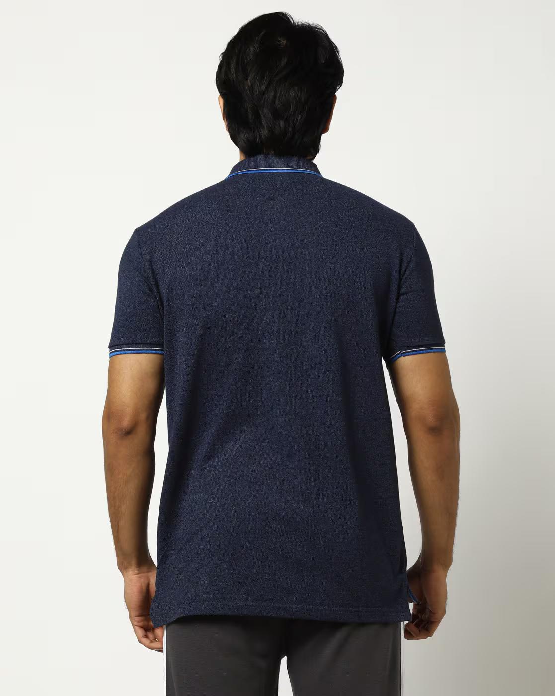 Regular Fit Polo T-Shirt with Brand Print
