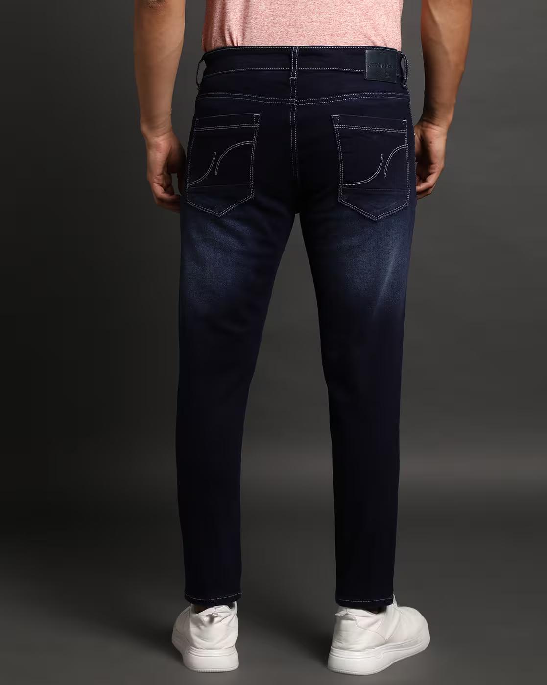 Men Lightly Washed Skinny Fit Jeans
