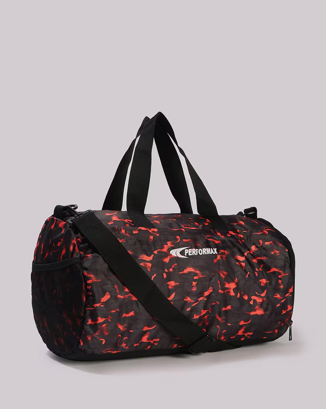 Men Camouflage Print Duffle Bag