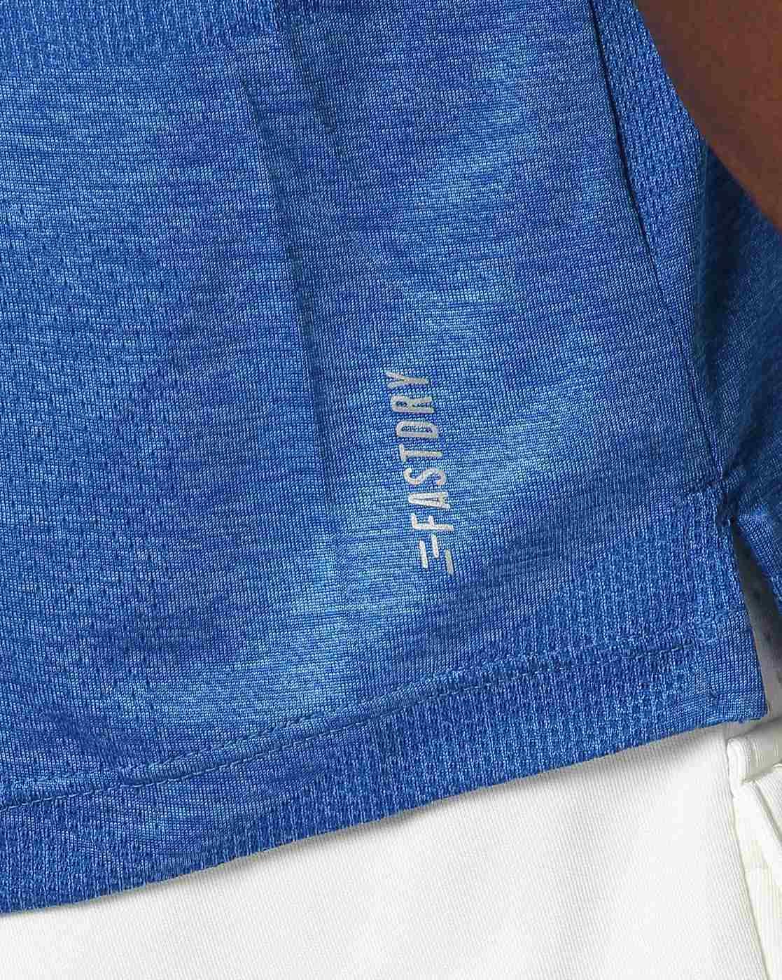 Men Regular Fit Running Crew-Neck T-Shirt