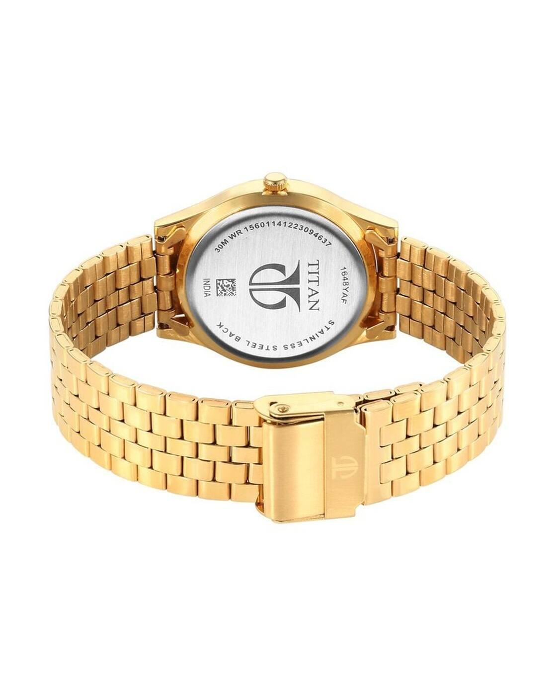 Men Karishma Analogue Watch with Stainless Steel Strap-1648YM06