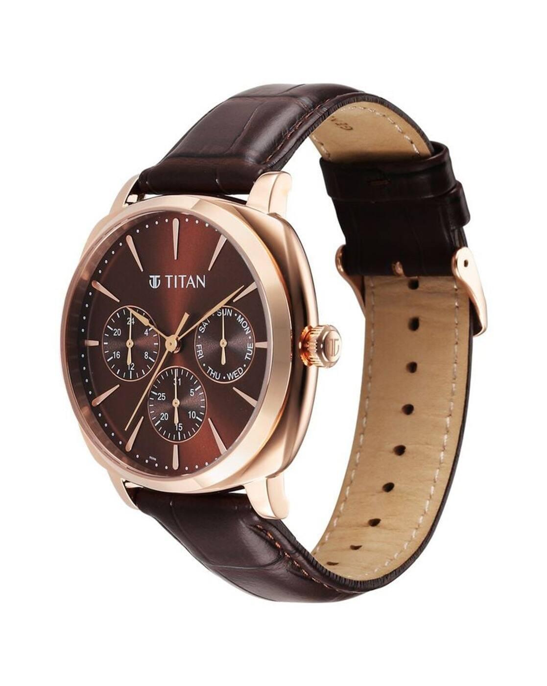 Men Classique Suave Leather Strap Watch - 90189WL01