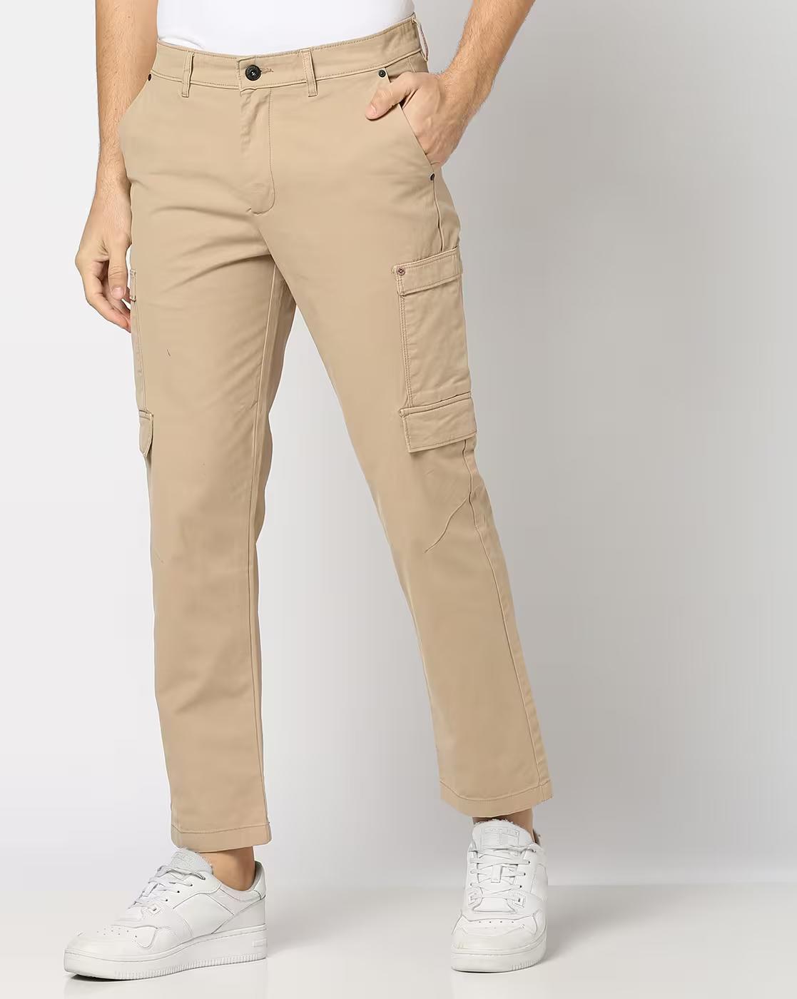 Men Regular Fit Cargo Pants
