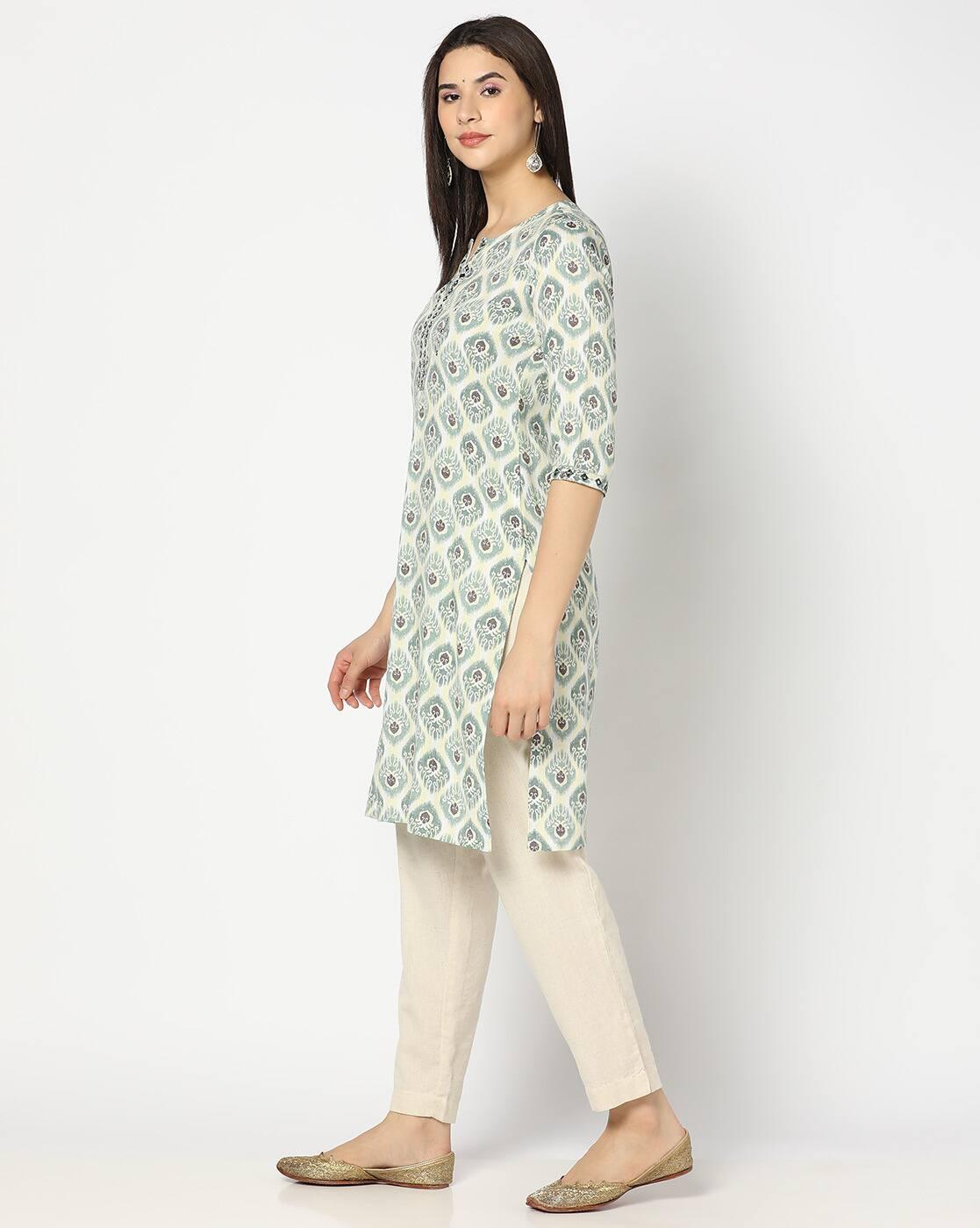 Women Printed Straight Kurta