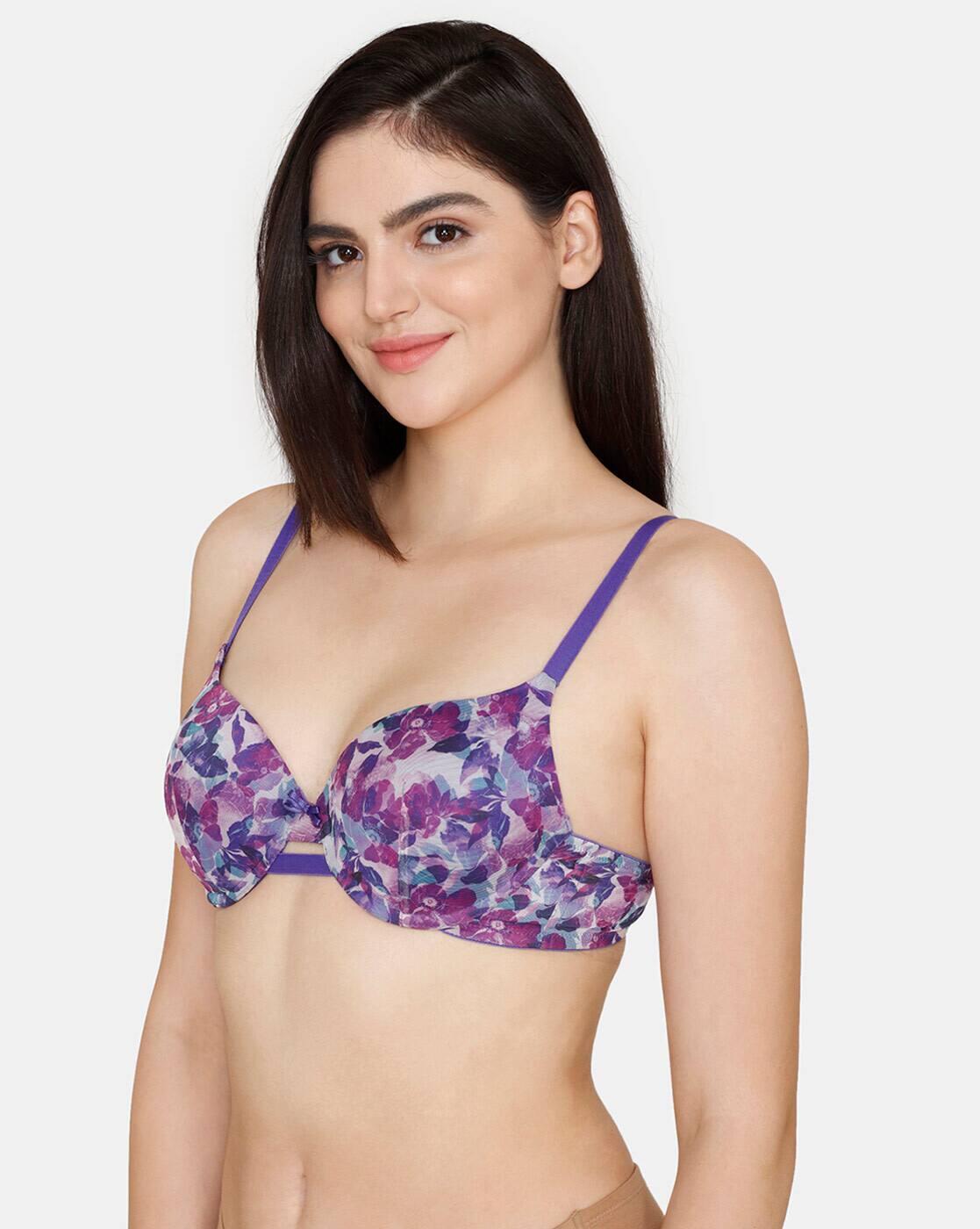 Bohemian Blooms Push-Up Wired Medium Coverage T-Shirt Bra