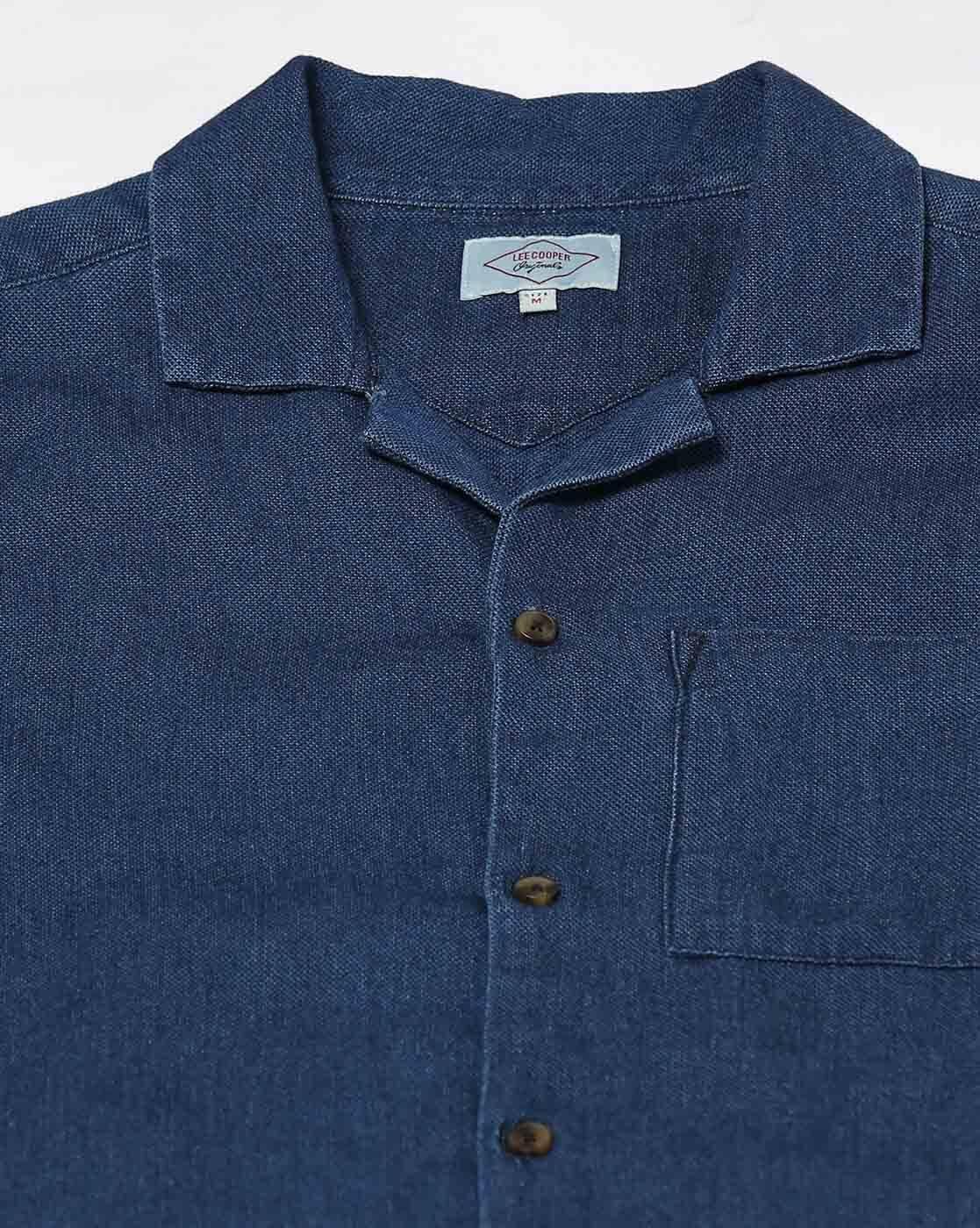 Men Relaxed Fit Denim Shirt