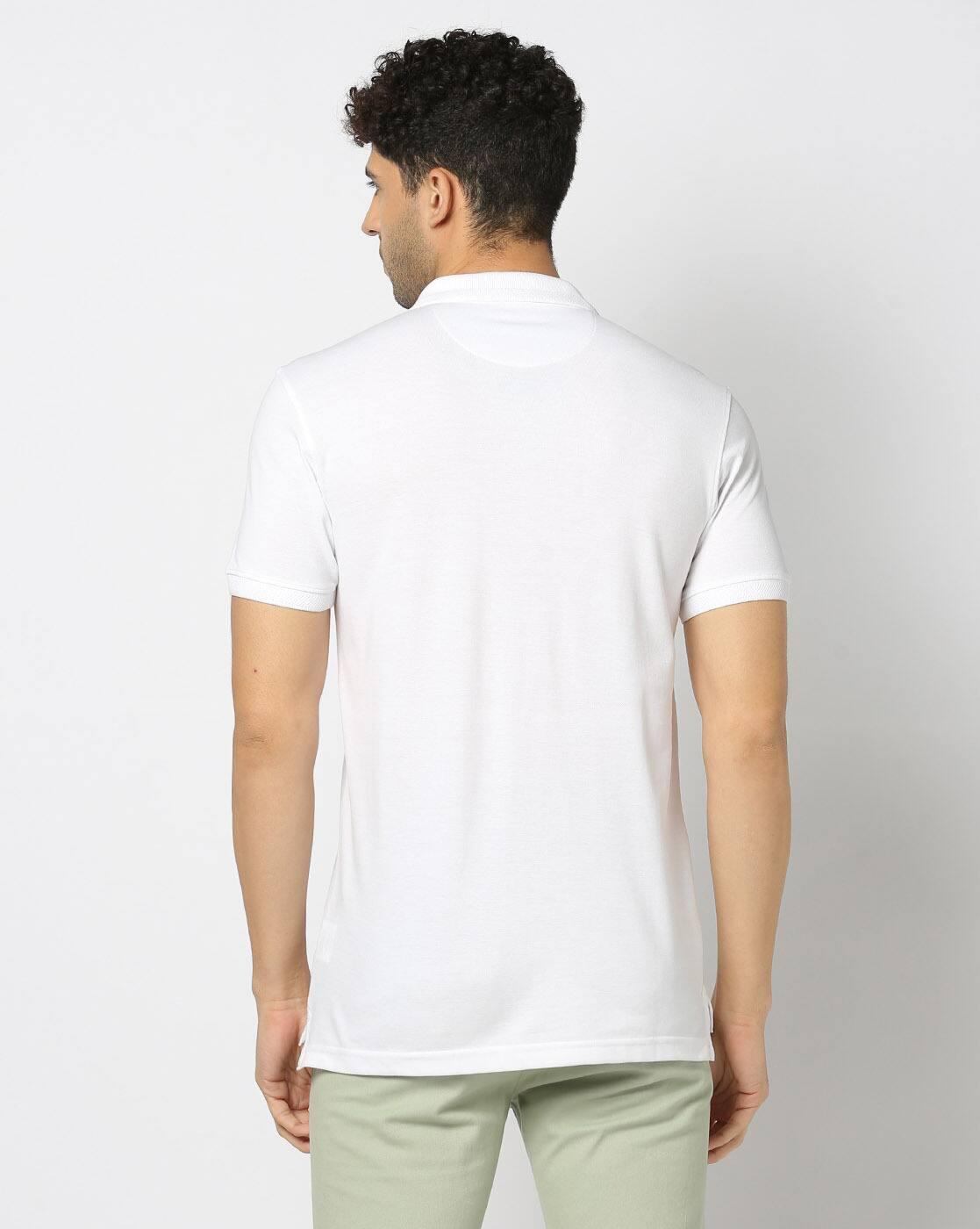 Men Slim Fit Pocket Polo T-Shirt