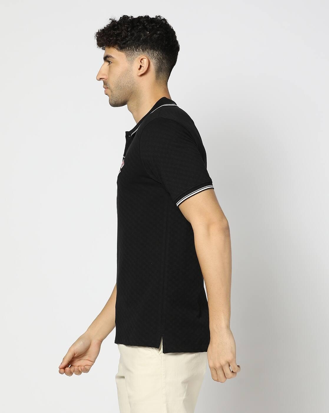 Men Regular Fit Polo T-Shirt