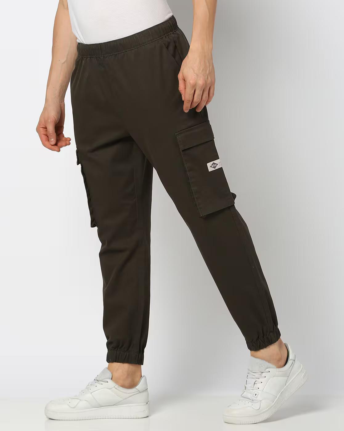 Men Relaxed Fit Cargos