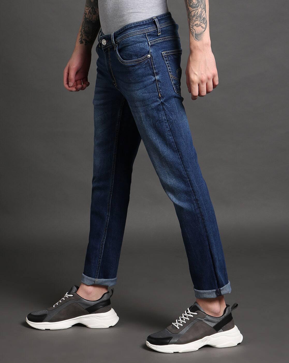 Men Norris Mid-Wash Slim LC08 Jeans