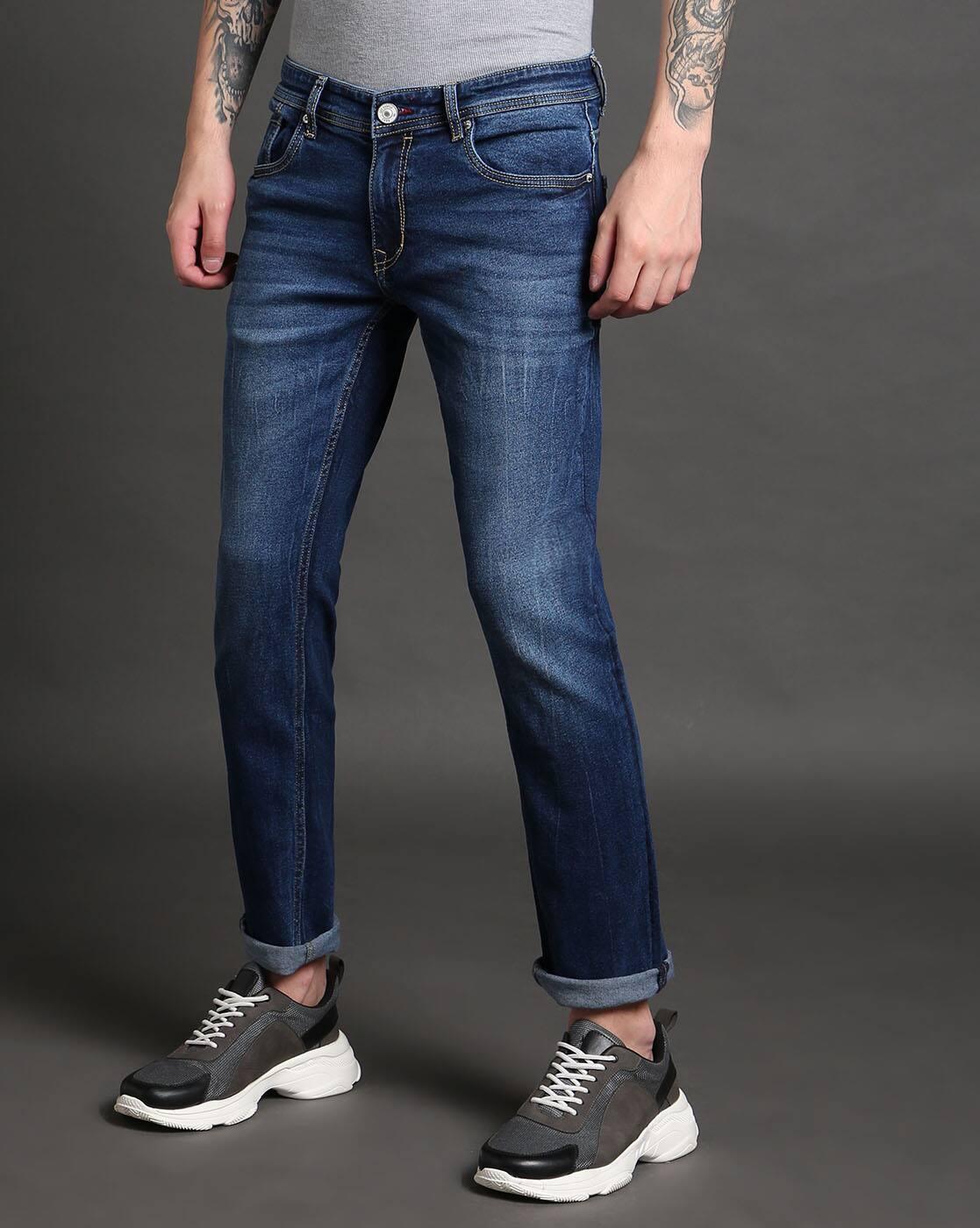 Men Norris Mid-Wash Slim LC08 Jeans