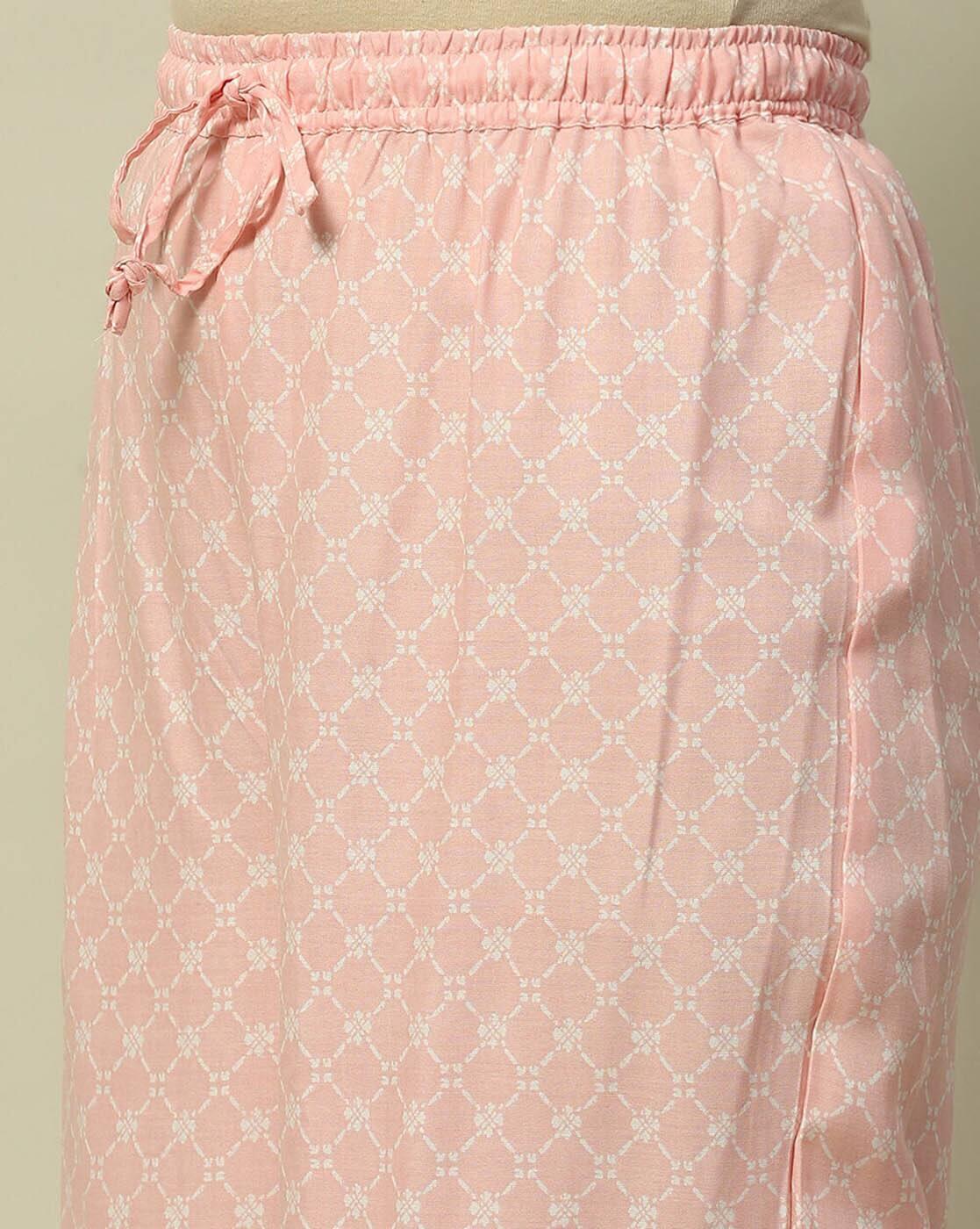 Women Floral Print Straight Kurta with Pants & Dupatta