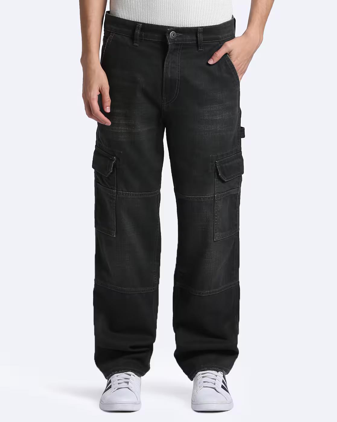 CUT AND SEW CARPENTER FIT, CHARCOAL, 34