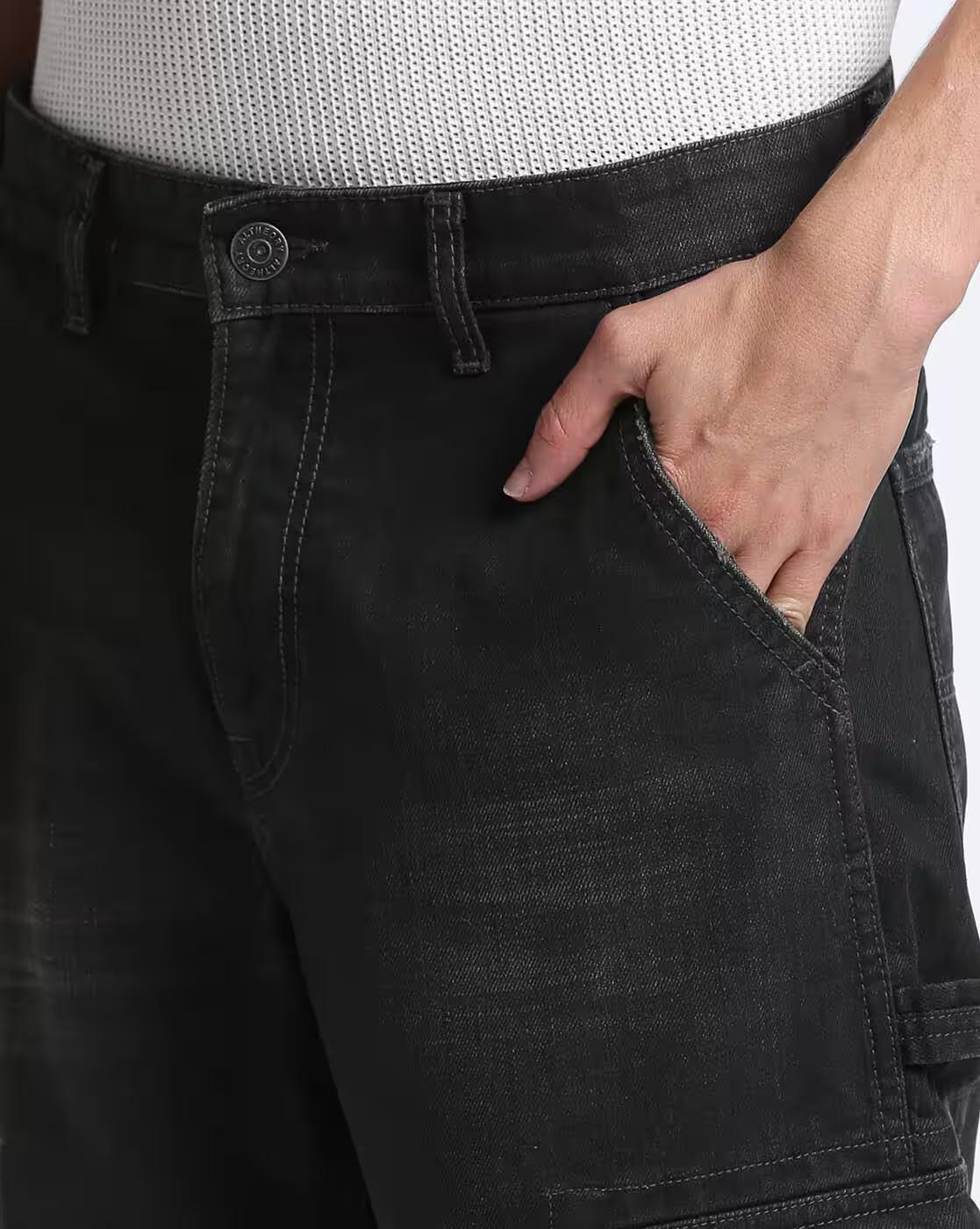 CUT AND SEW CARPENTER FIT, CHARCOAL, 34