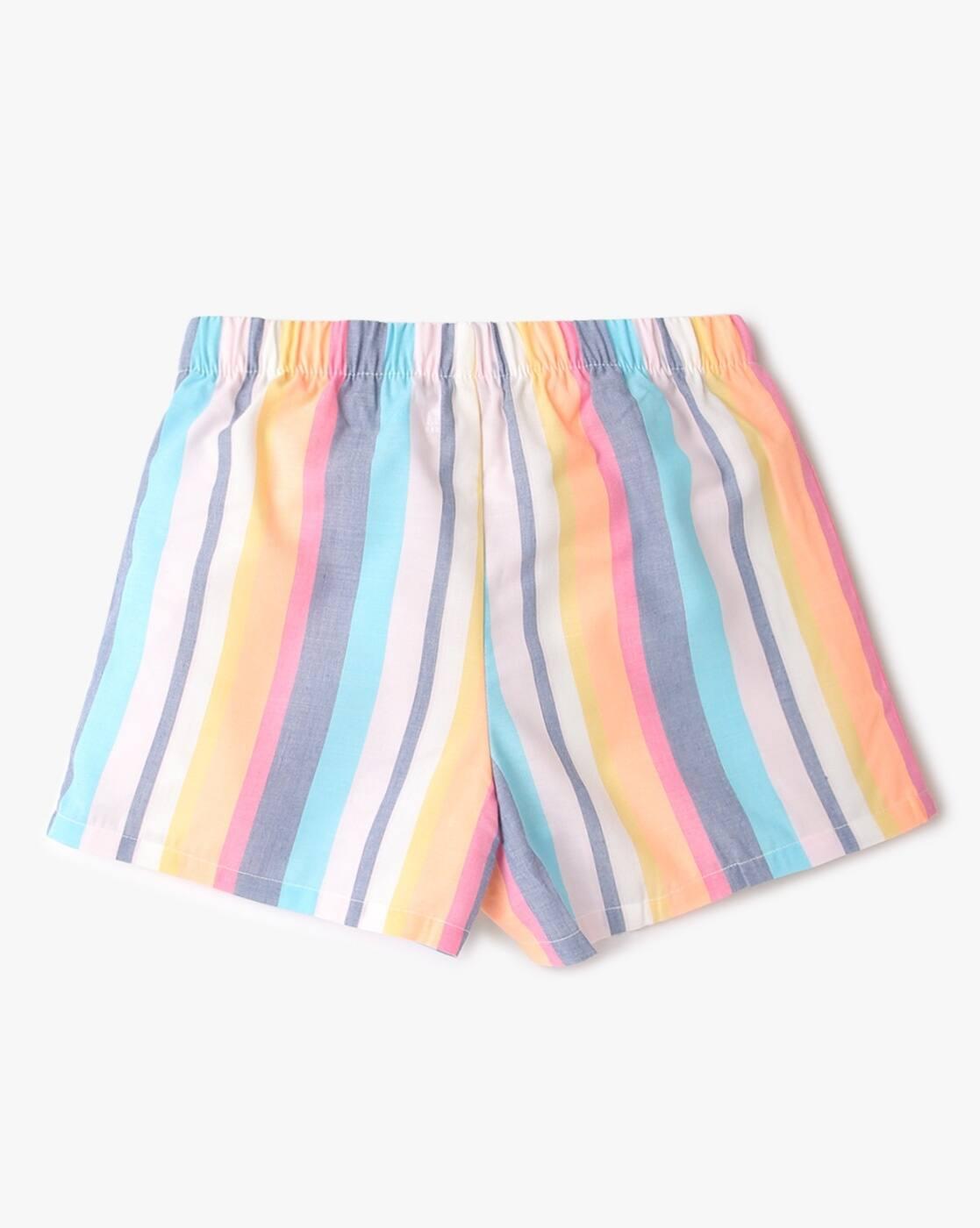 Girls Striped Shorts _and_ T-Shirt Set