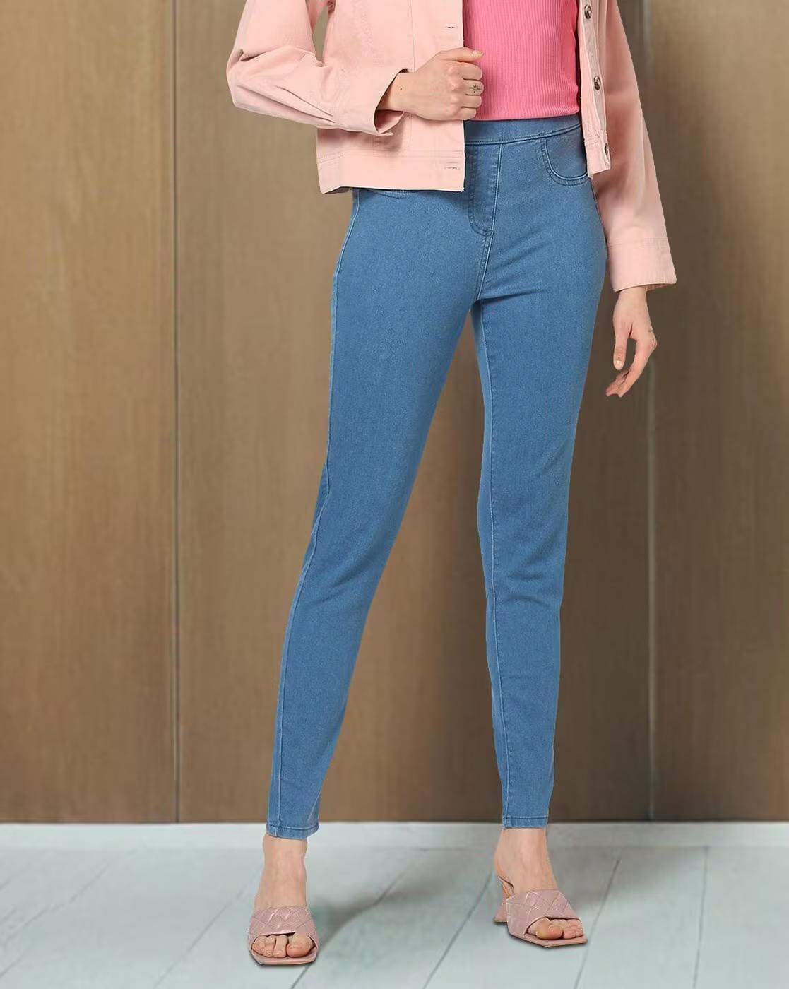 Women Mid-Rise Skinny Jeggings