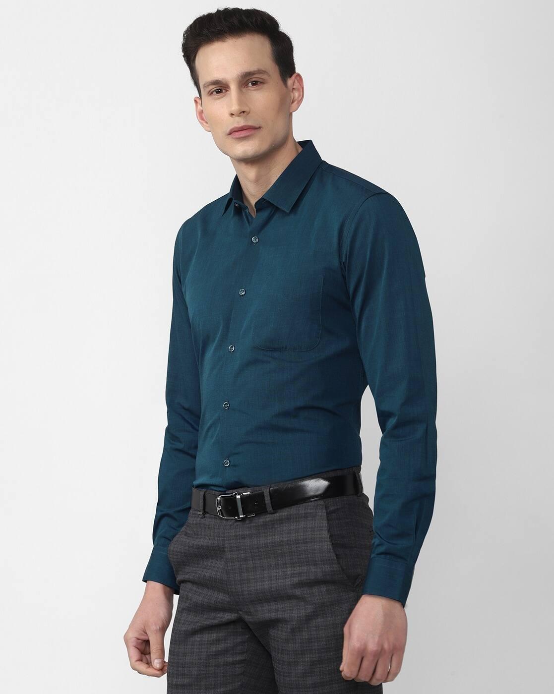 Men Slim Fit Cotton Shirt