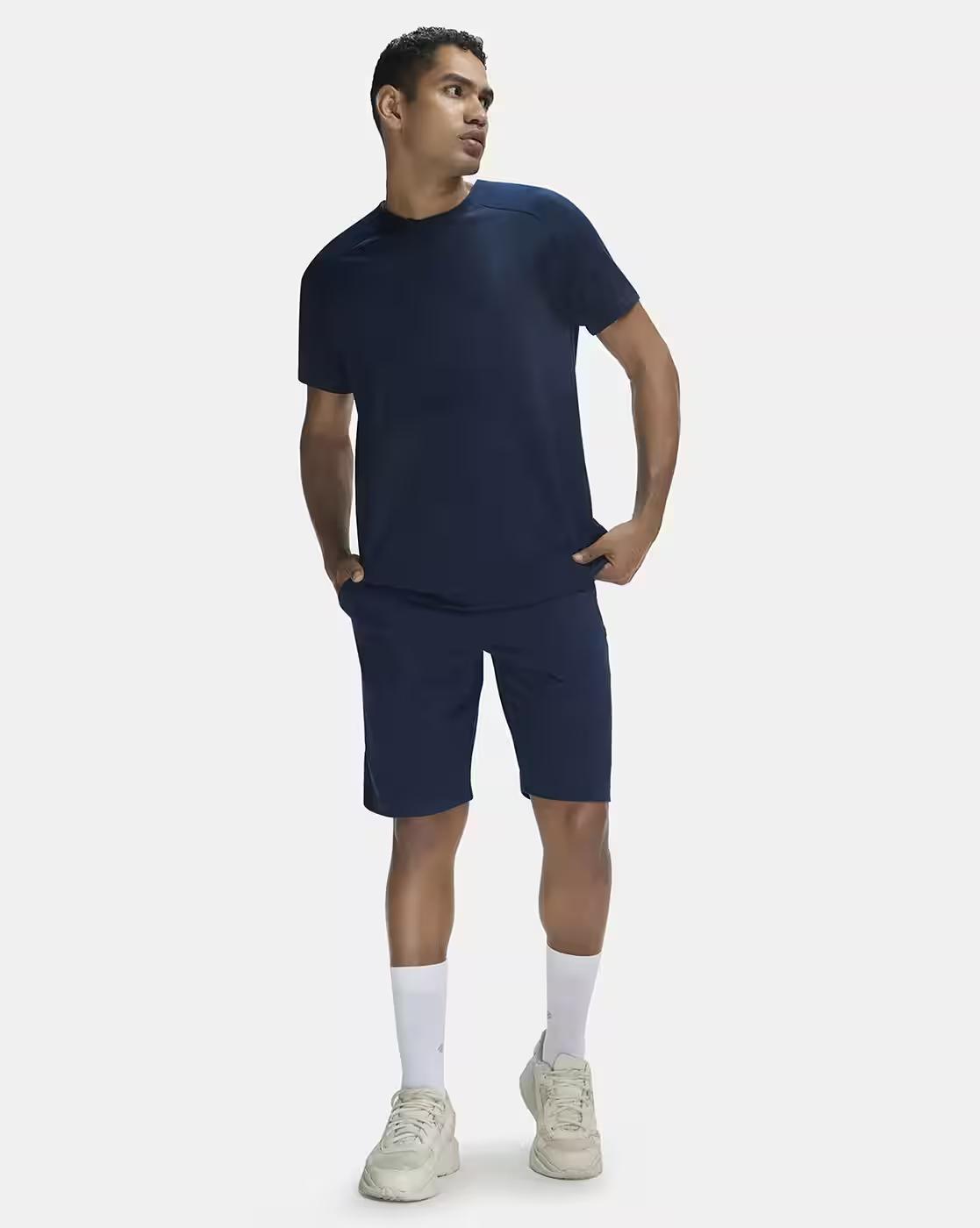 Super Combed Cotton Activewear Shorts with Side Pockets-SP26